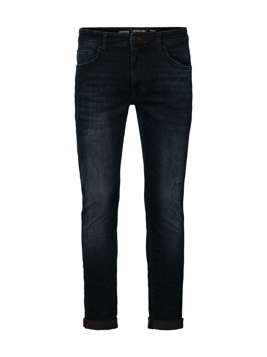 Vaqueros Petrol Industries Jackson Blue Black - Bicos de Fío