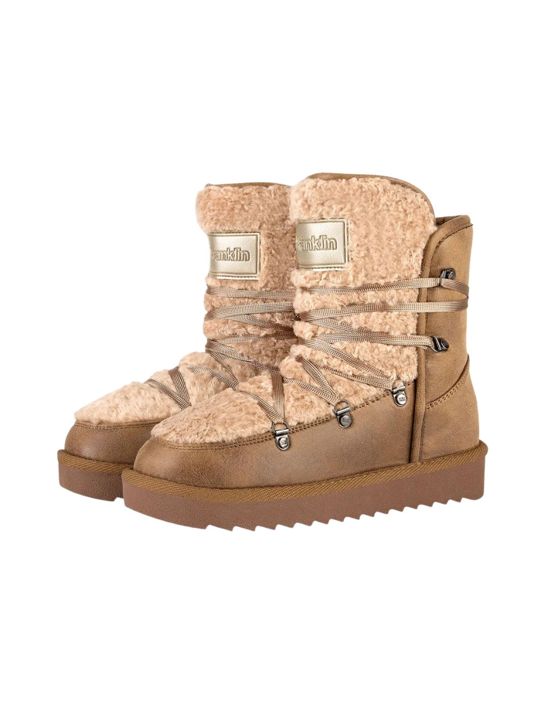 Bota australiana D.Franklin Nordic Fur Sand - Bicos de Fío