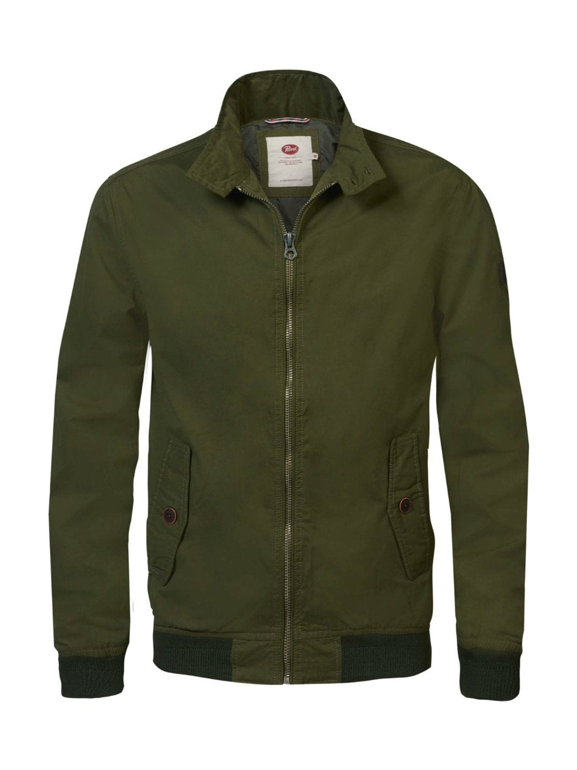 Chaqueta de sarga verde Petrol Industries | Bicos de Fío