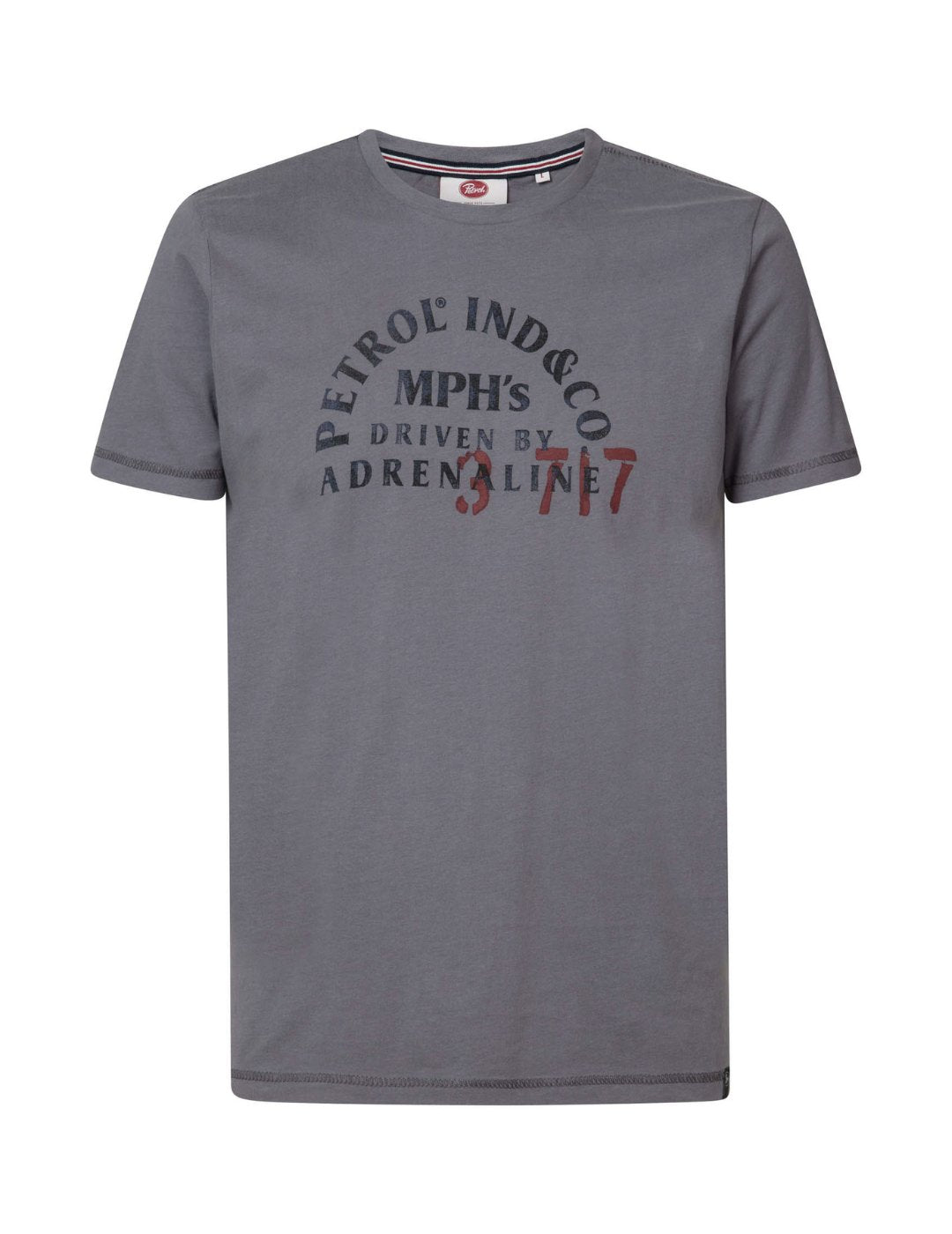 Camiseta gris para hombre Petrol Industries | Bicos de Fío