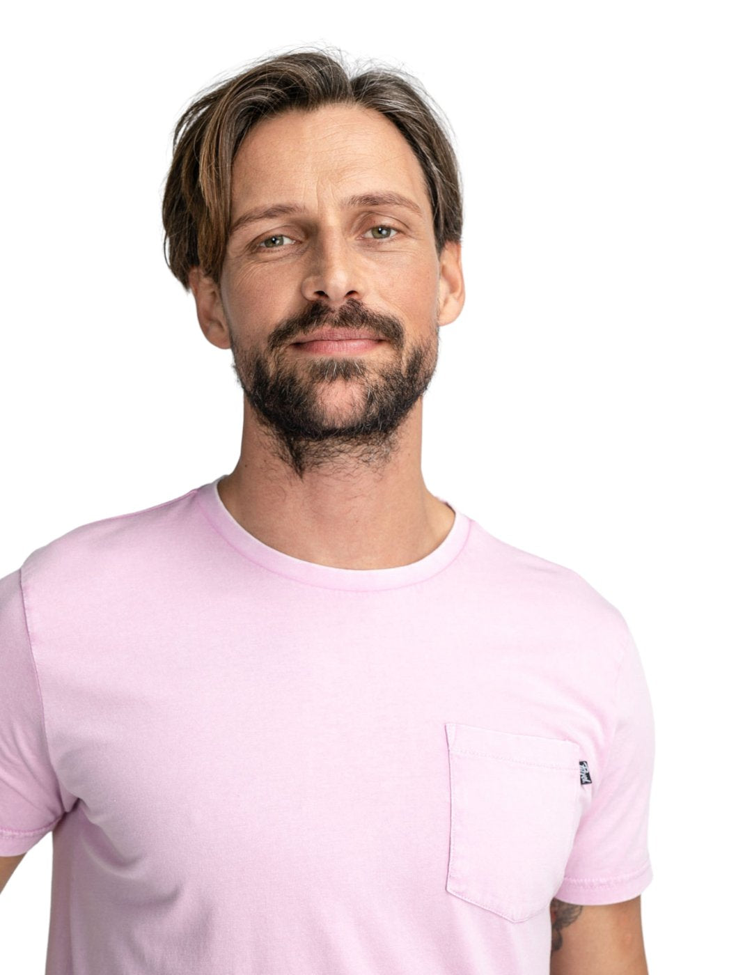 Camiseta con bolsillo Petrol Industries Rosa | Bicos de Fío
