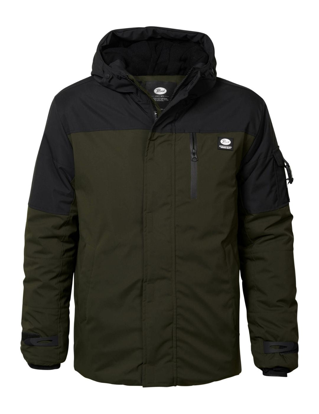 Chaqueta colorblock Petrol Industries Verde - Bicos de Fío