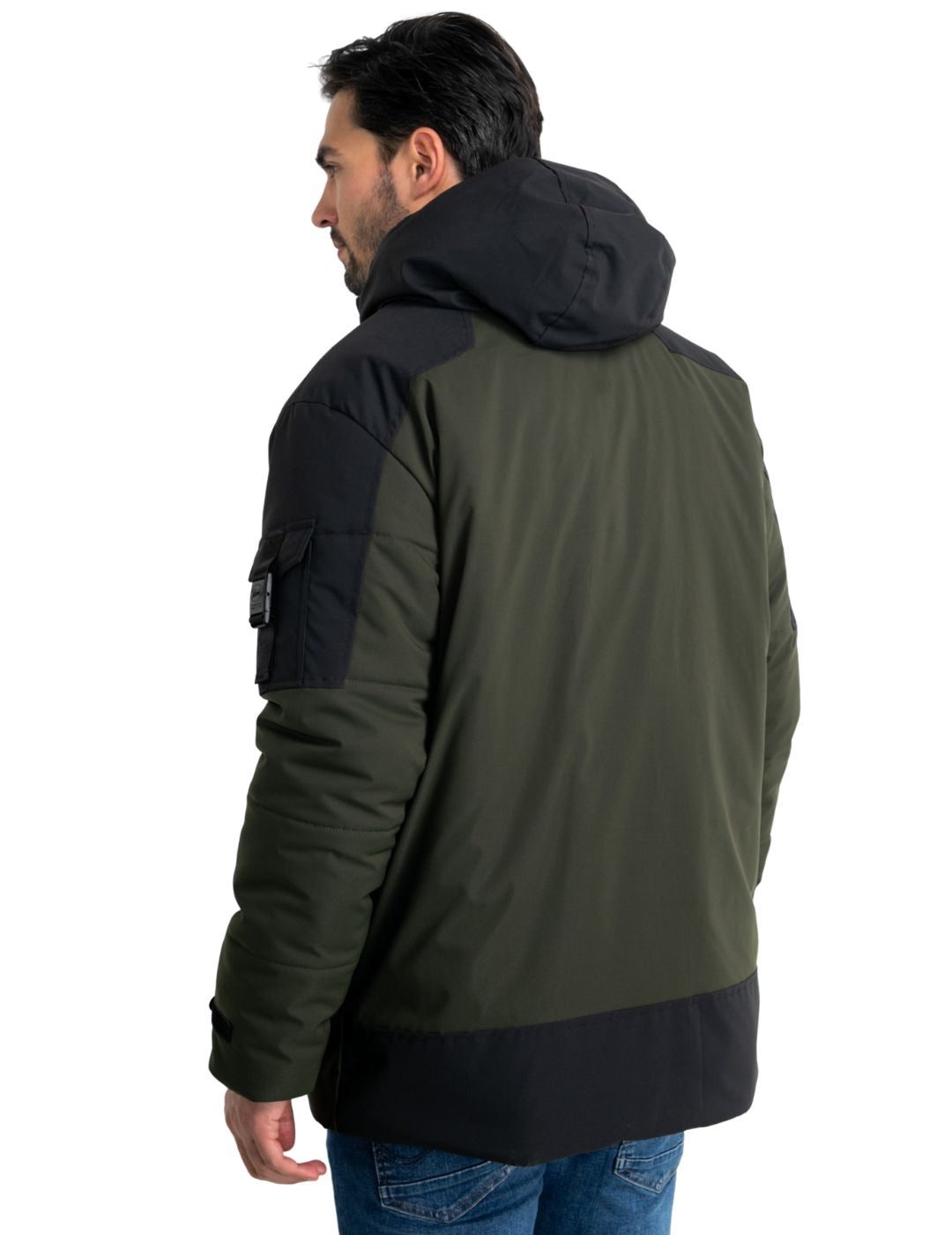 Chaqueta colorblock Petrol Industries Verde - Bicos de Fío