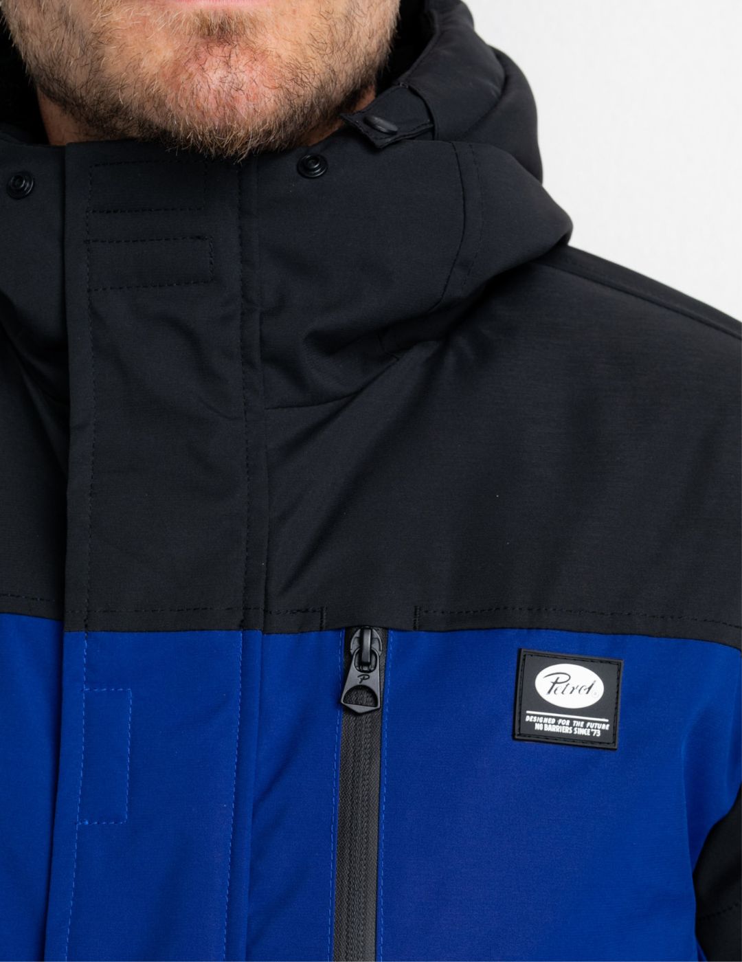 Chaqueta colorblock Petrol Industries Azul - Bicos de Fío