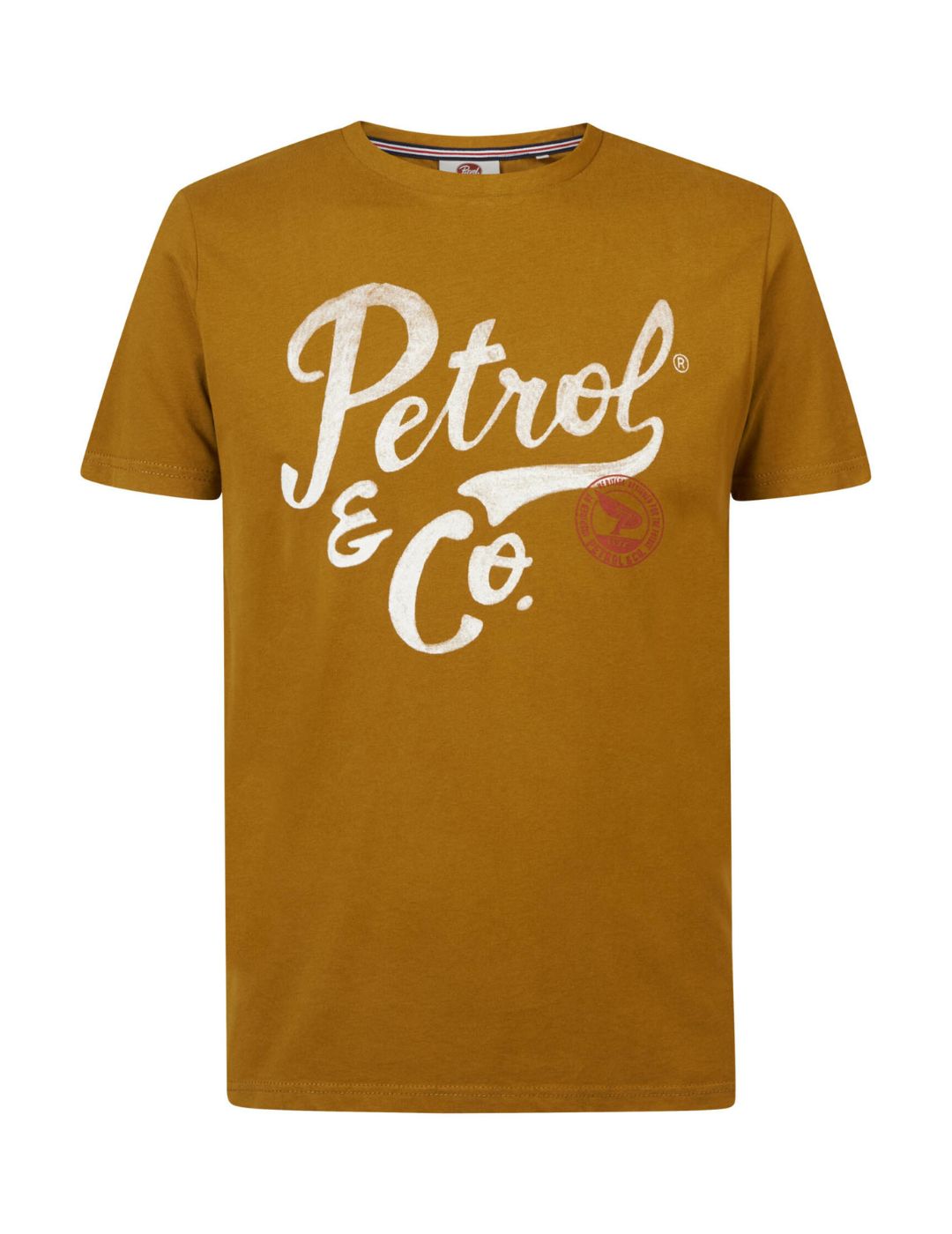 Camiseta de manga corta Petrol & Co Amarillo - Bicos de Fío