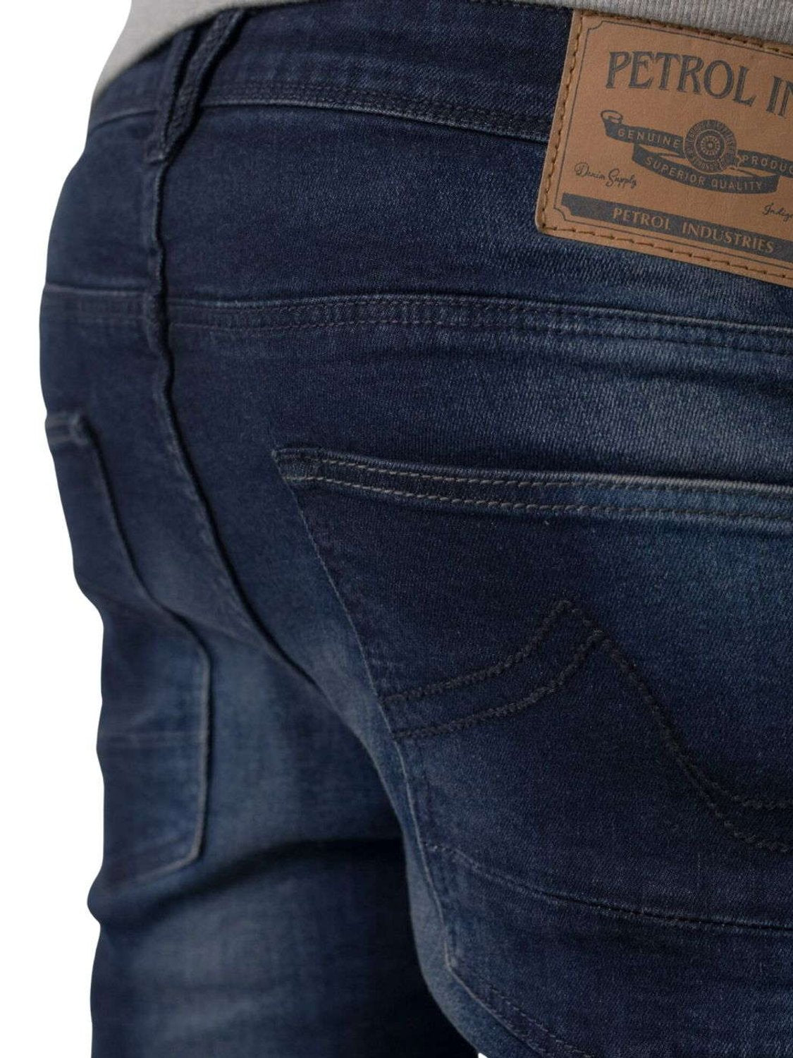 Vaqueros Petrol Industries Nash Azul Oscuro - Bicos de Fío