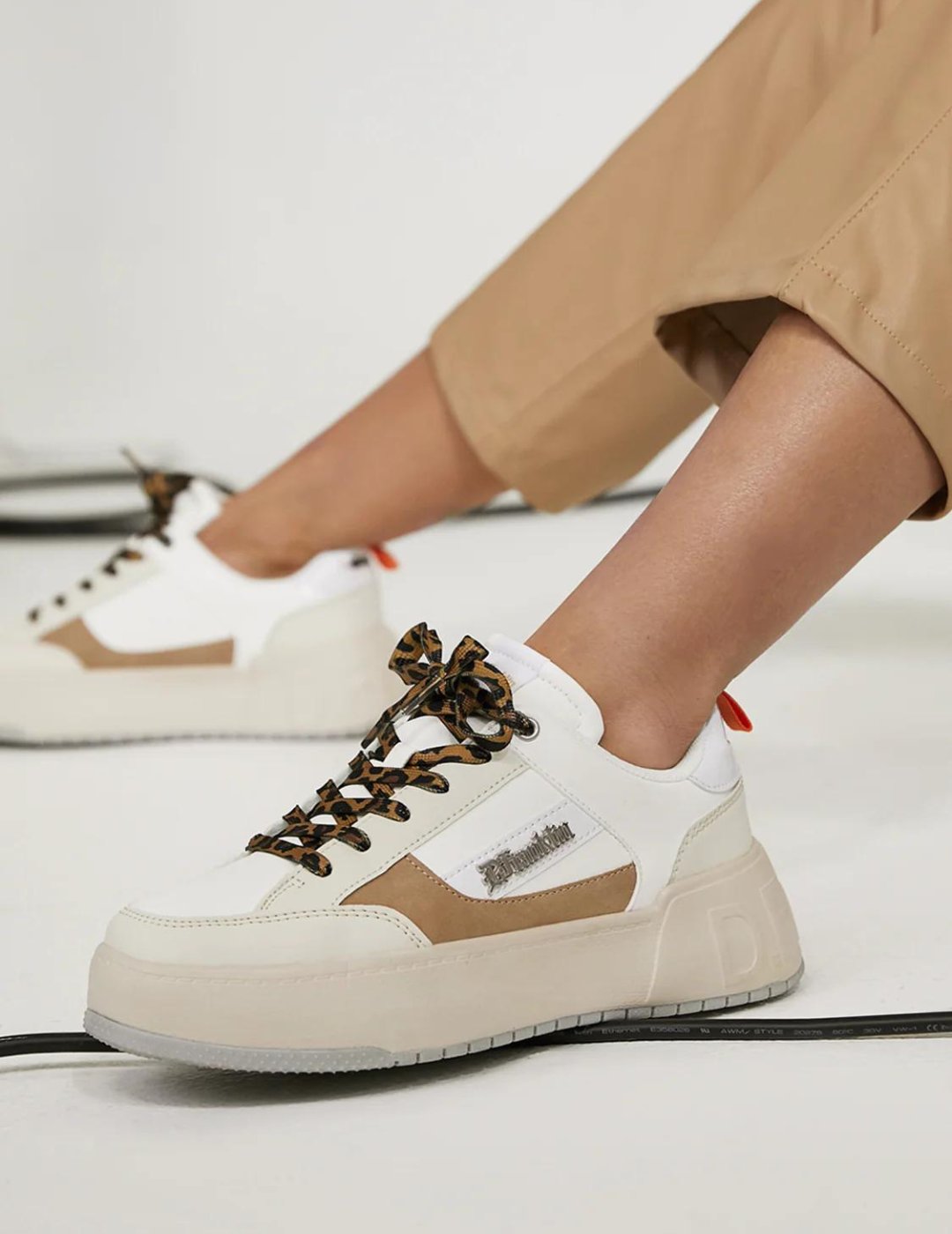 Zapatilla vegana D.Franklin Low Court Beige | Bicos de Fío
