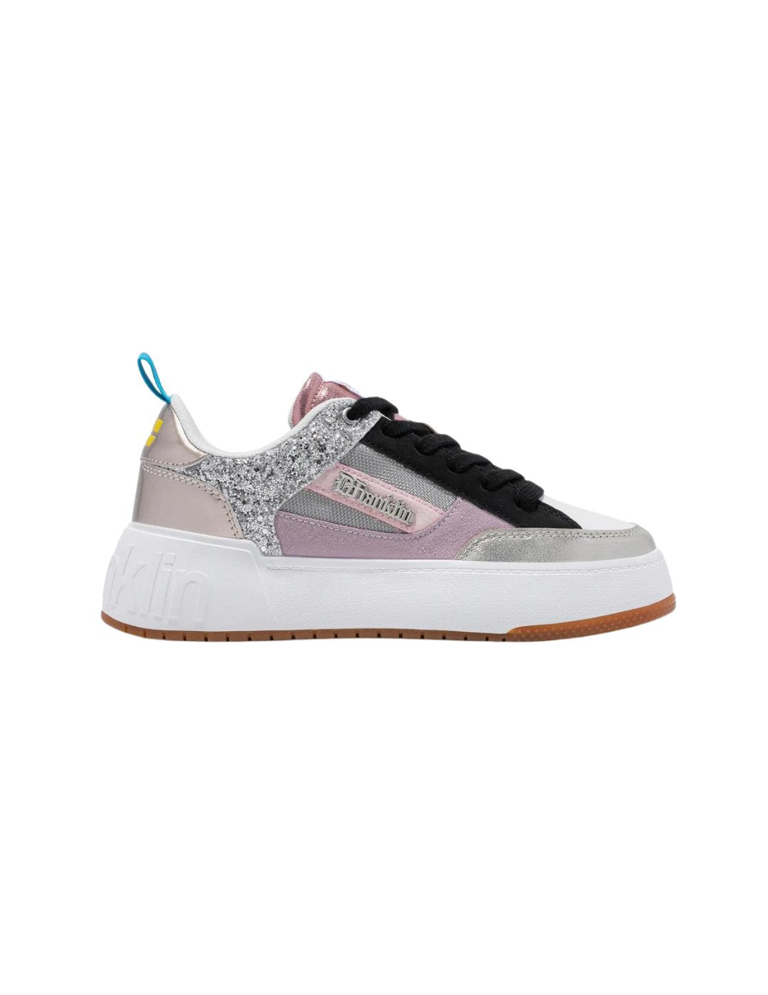 Zapatilla vegana D.Franklin Low Court Glitter | Bicos de Fío