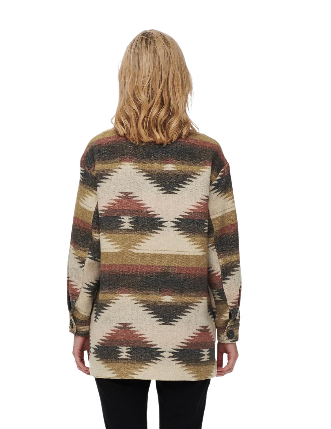 Chaqueta Shacket Only New Frida Multicolor - Bicos de Fío