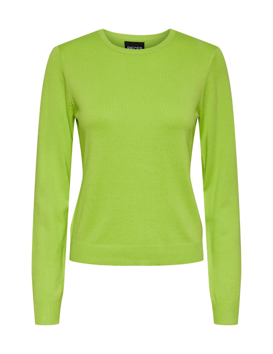 Jersey de punto Pieces Blee Verde Flúor - Bicos de Fío