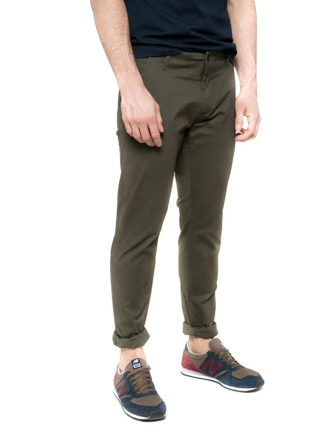 Pantalón Casual Friday Verde - Bicos de Fío