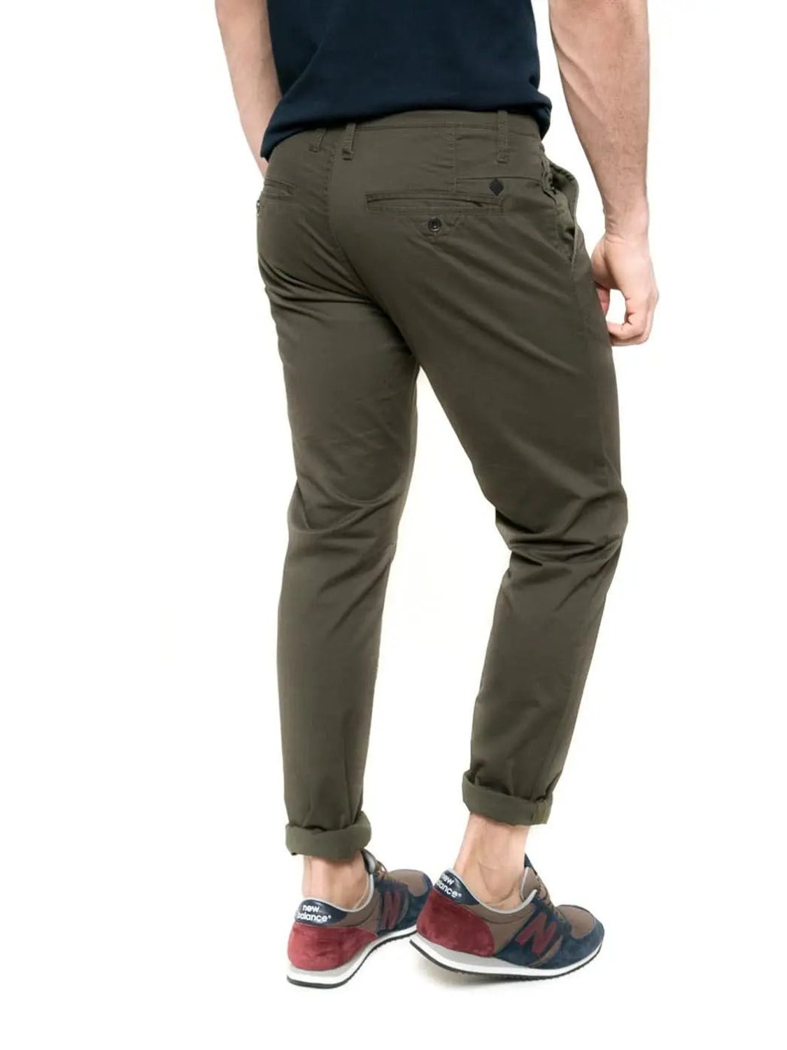 Pantalón Casual Friday Verde - Bicos de Fío