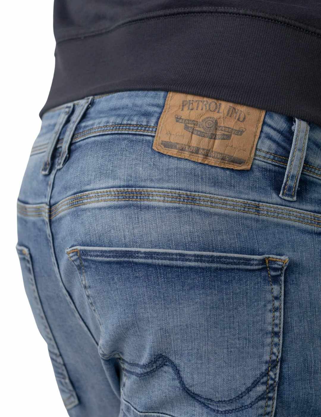 Vaqueros para hombre Petrol Industries Russel Azul | Bicos de Fío