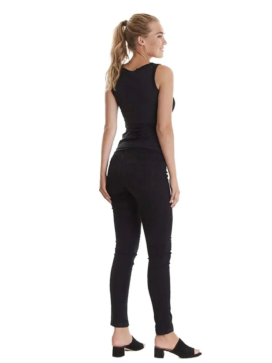 Top B.YOUNG Lane s/m Negro - Bicos de Fío