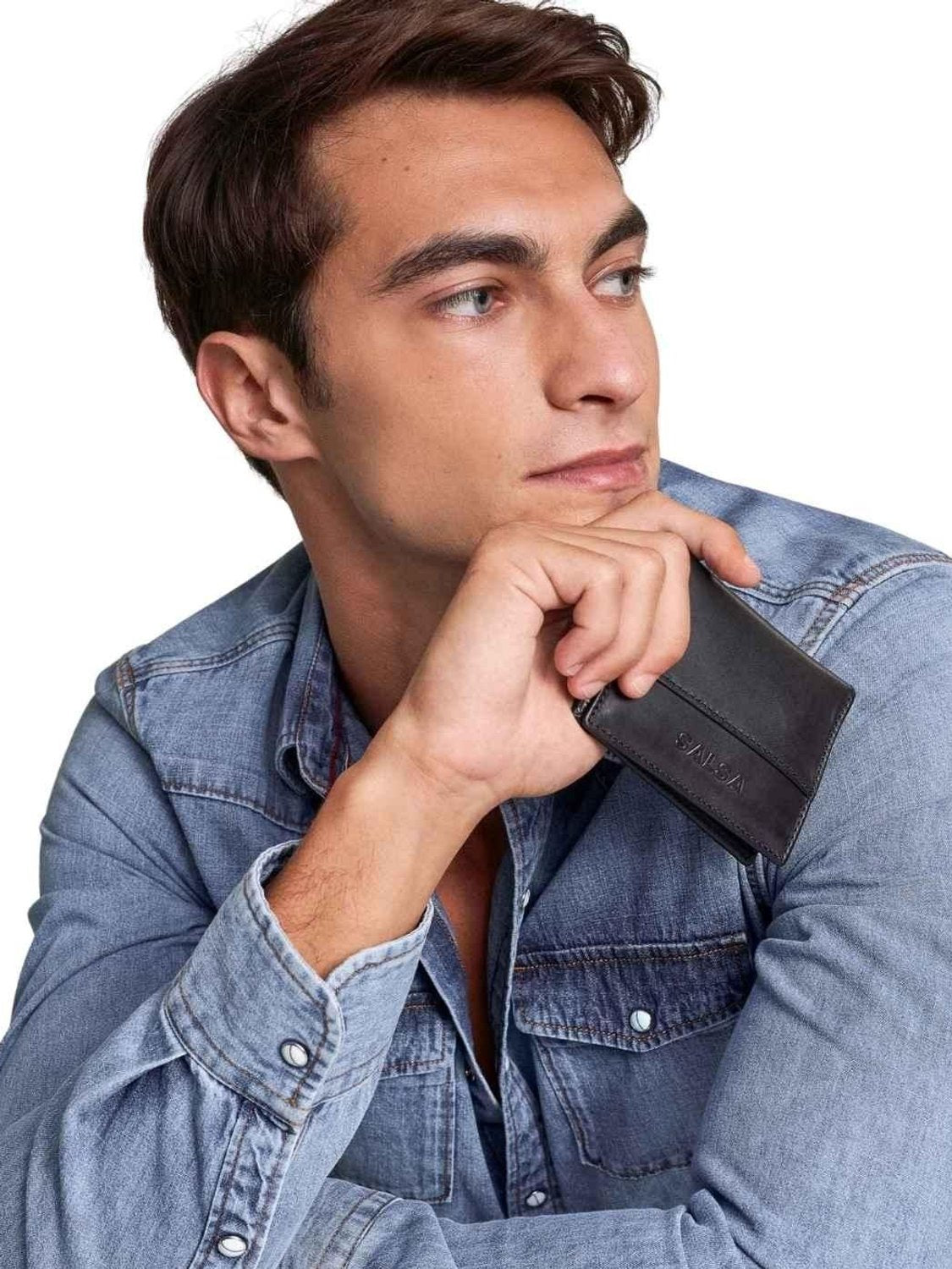 Billetera Salsa Jeans Negro - Bicos de Fío