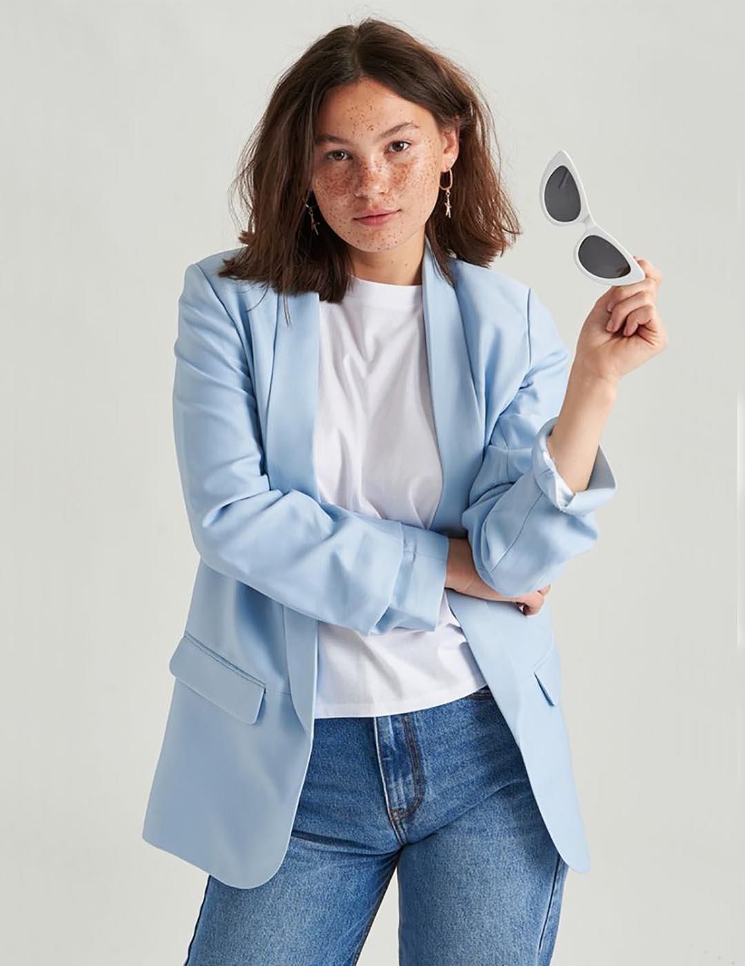 Blazer 24 Colours Azul Cielo - Bicos de Fío