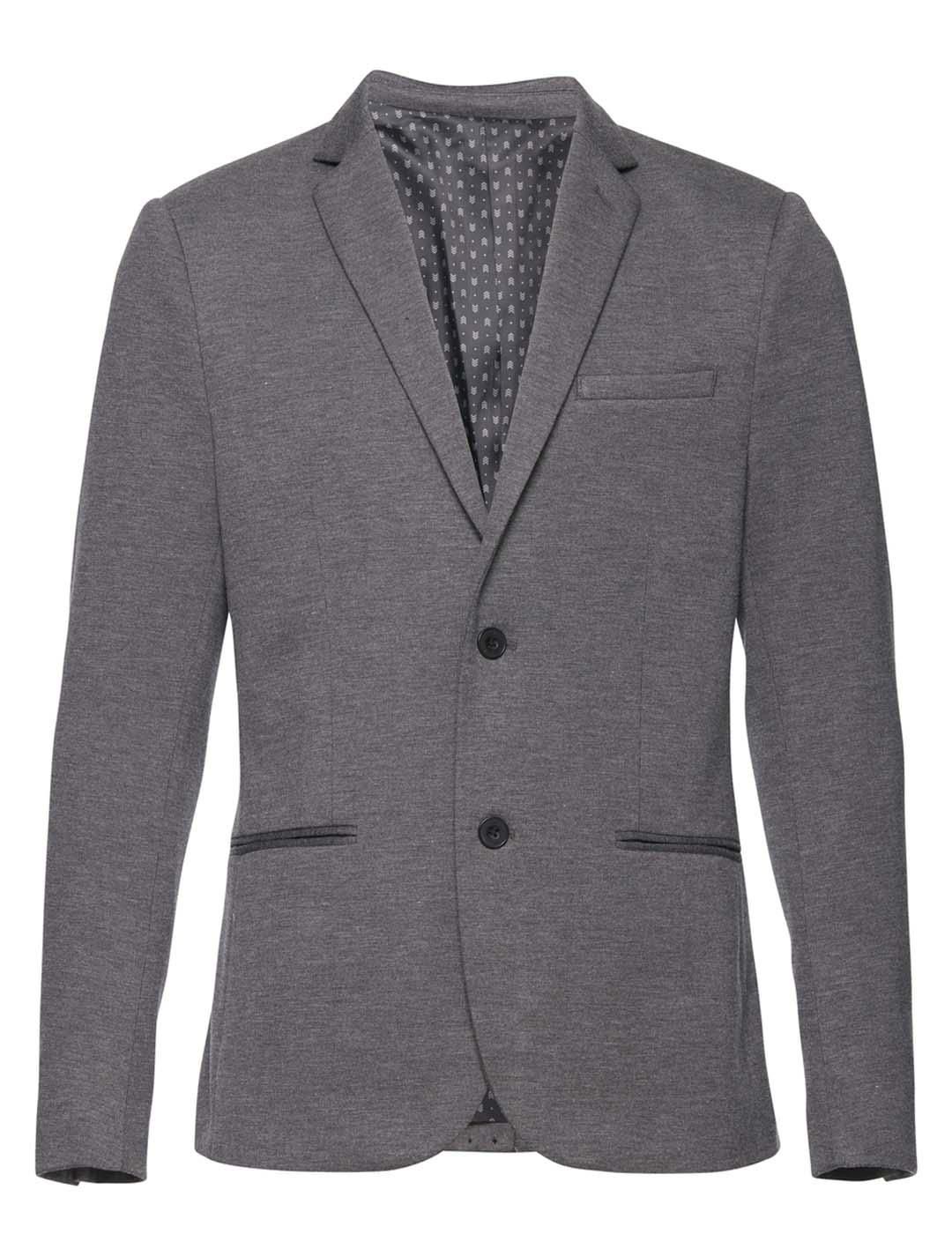 Blazer Casual  Friday Gris - Bicos de Fío