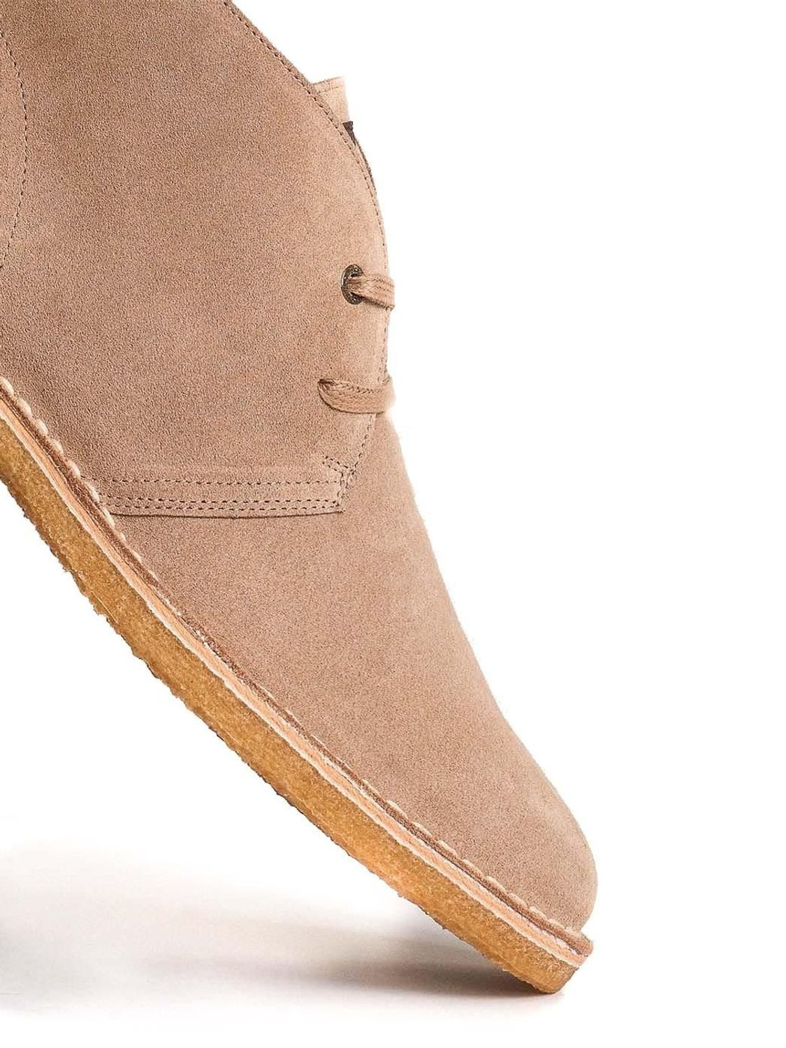 Botín bajo de piel Salsa Jeans Arena - Bicos de Fío