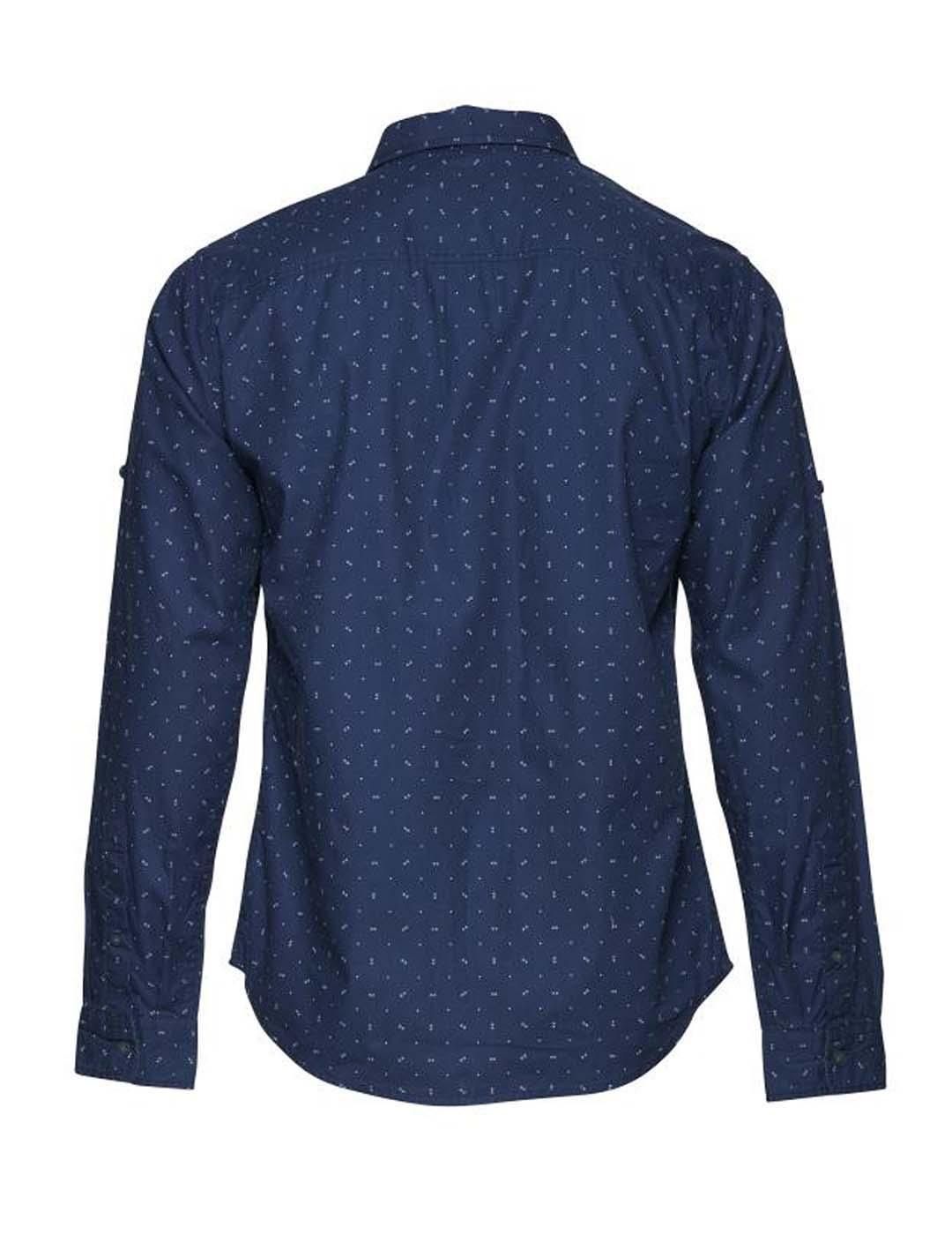 Camisa BLEND Azul Marino - Bicos de Fío
