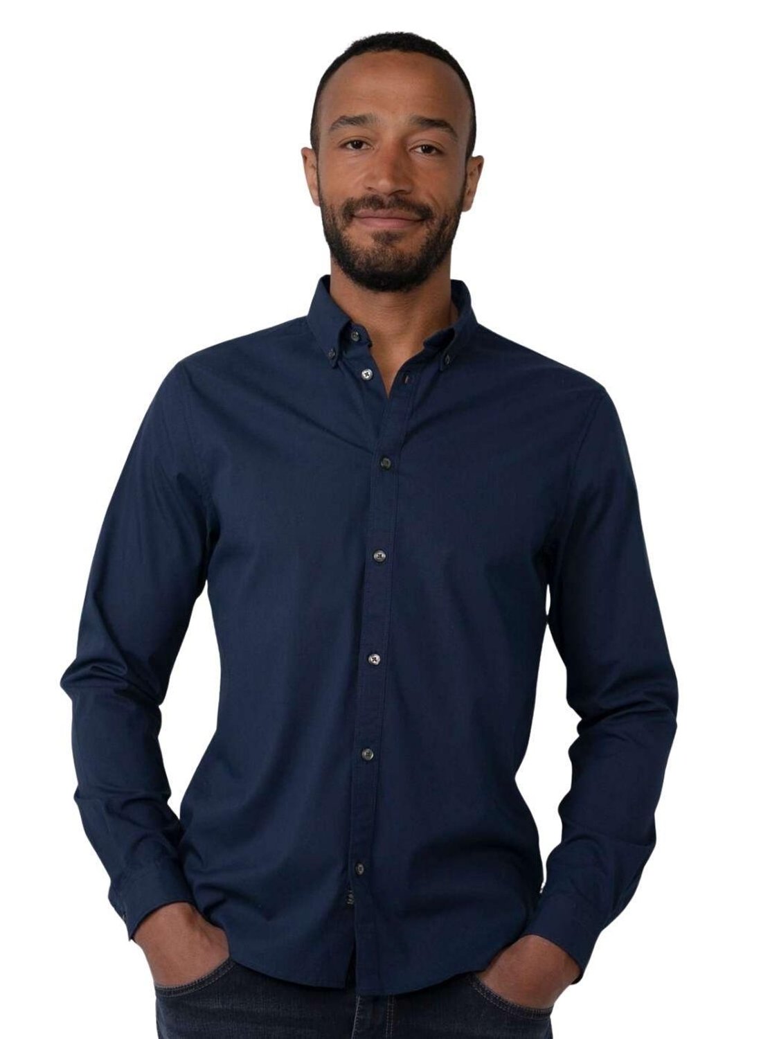 Camisa manga larga Petrol Industries Marino - Bicos de Fío