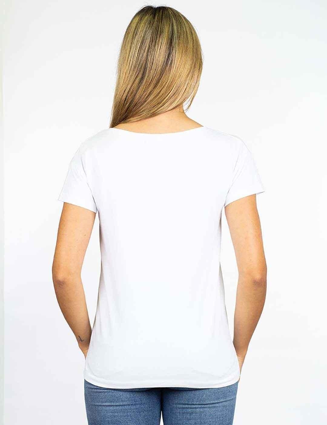 Camiseta Animosa Sororidad Blanco - Bicos de Fío