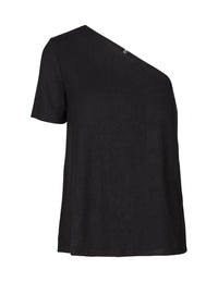 Camiseta Asimétrica DESIRES Mynthe Negro - Bicos de Fío