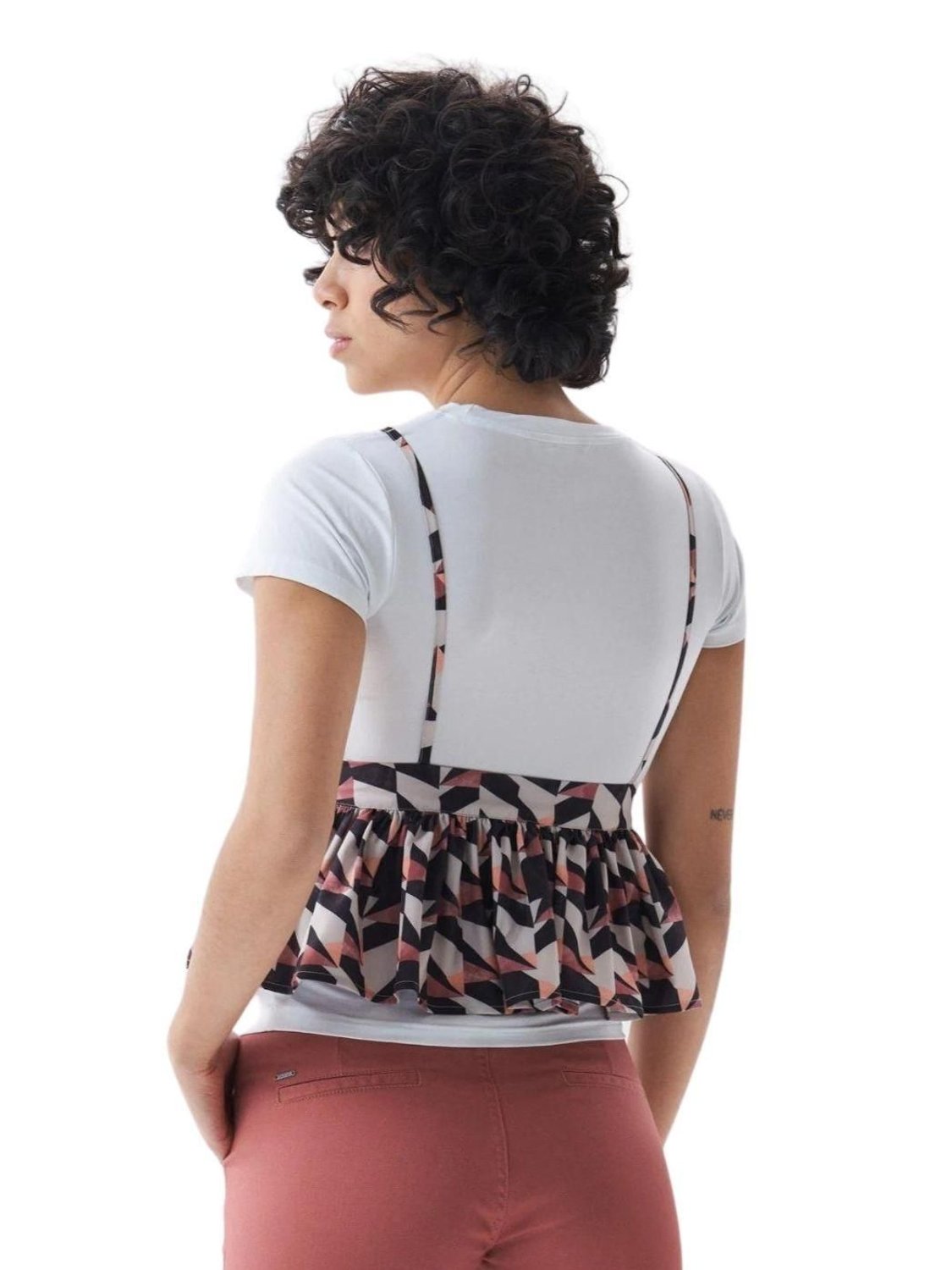 Camiseta con top Salsa Jeans Estampado - Bicos de Fío