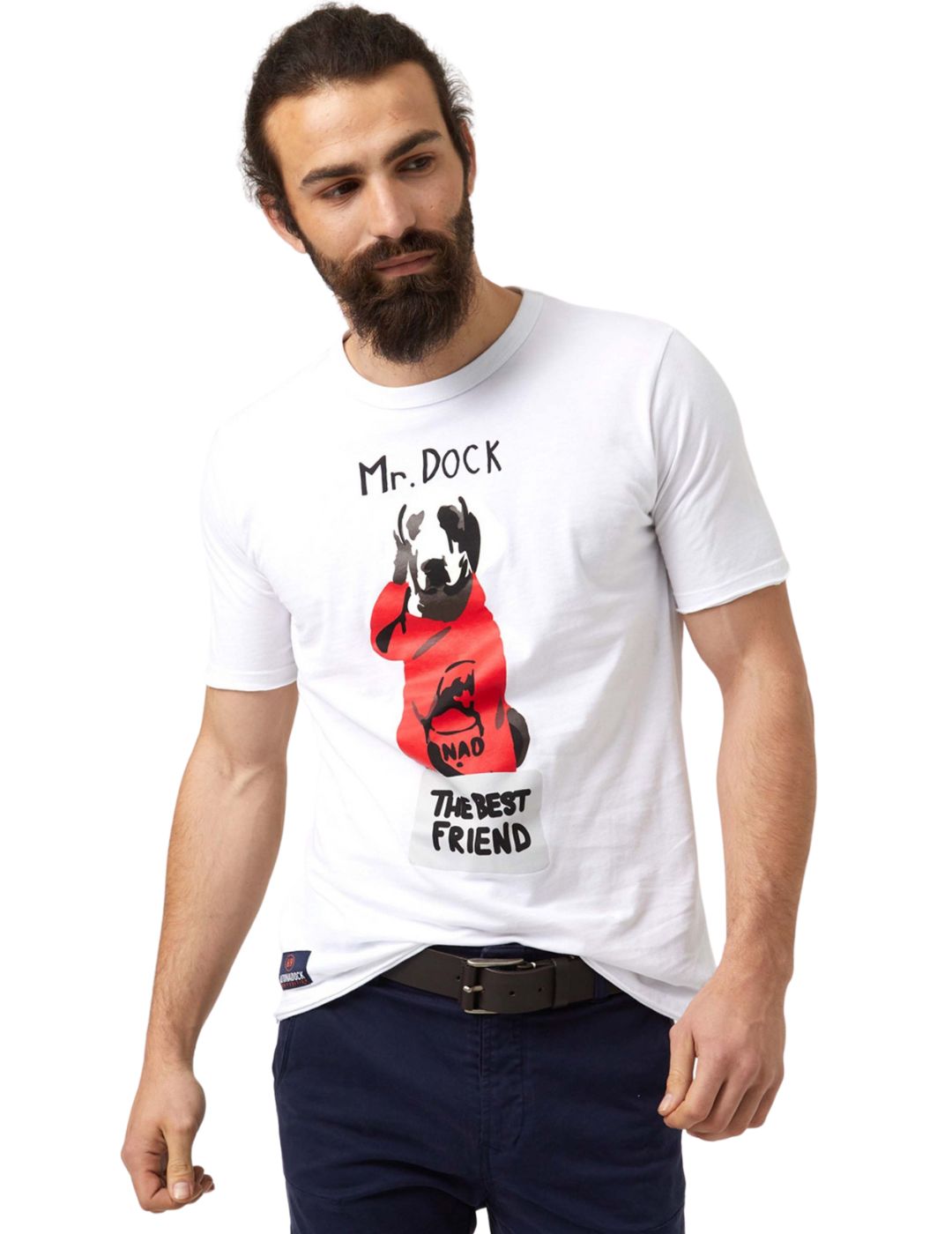 Camiseta Altonadock Mr. Dock Blanco - Bicos de Fío