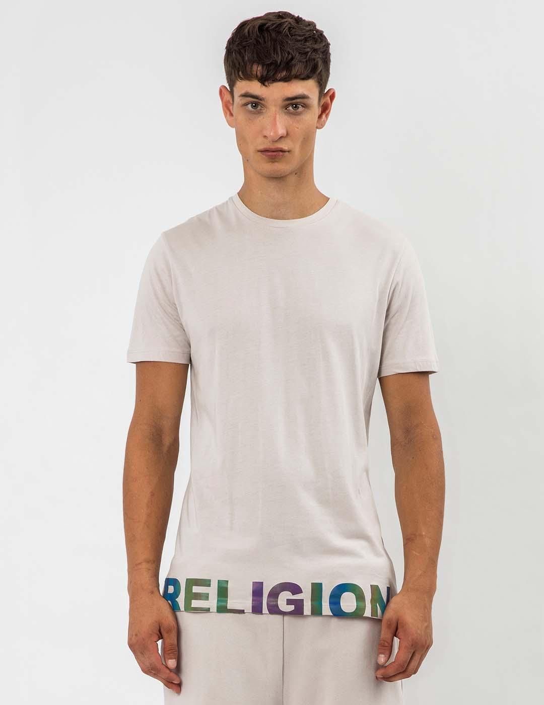 Camiseta manga corta Religion Right Of Marfil - Bicos de Fío