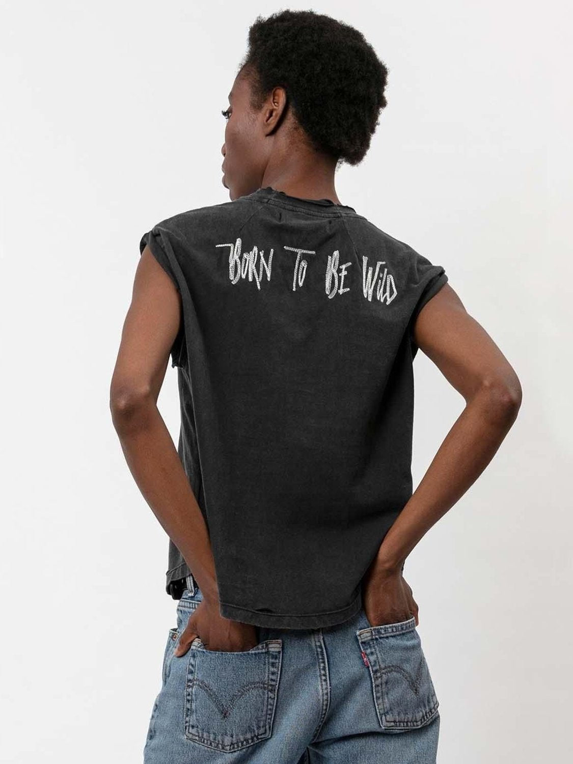 Camiseta Religion 'Born to be wild' Negro - Bicos de Fío