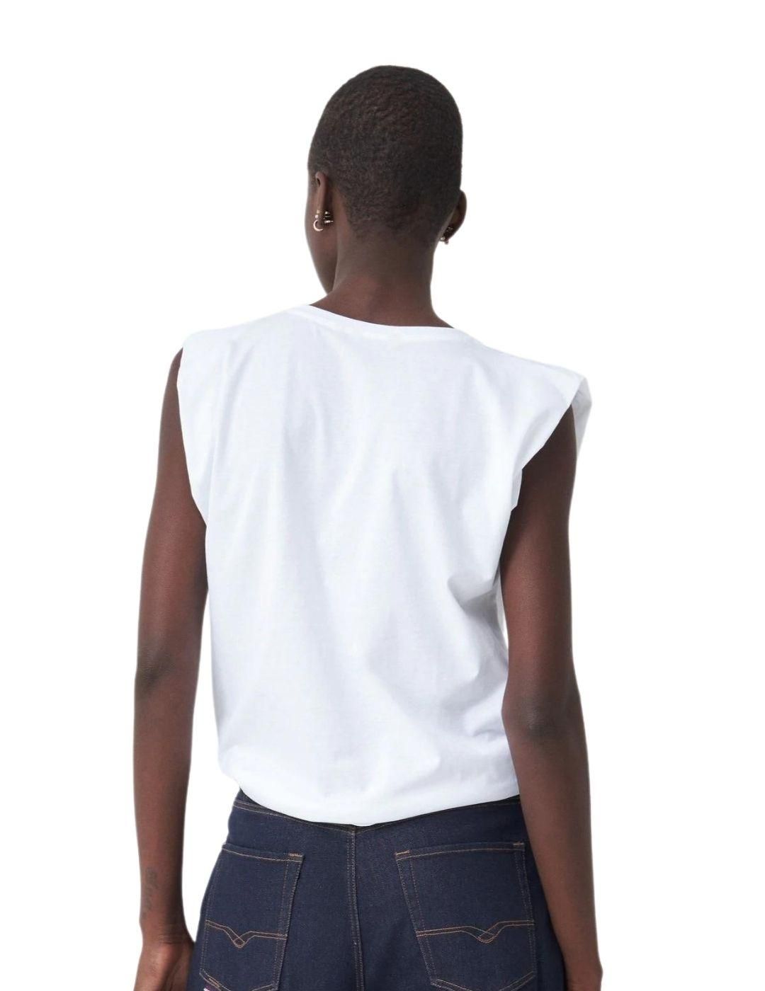 Camiseta sin mangas Salsa Jeans Blanco - Bicos de Fío