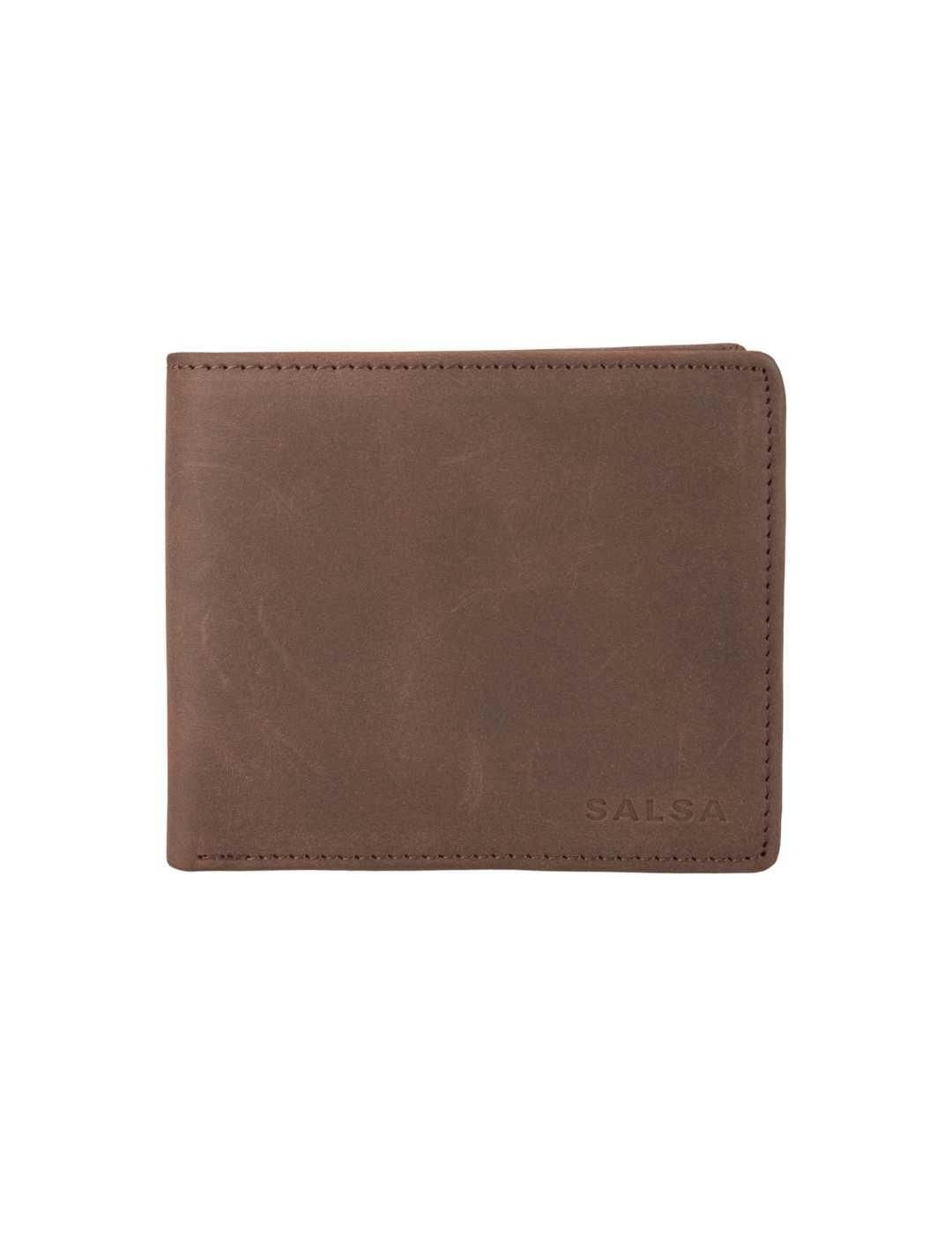 Cartera de piel Salsa Jeans Marrón - Bicos de Fío