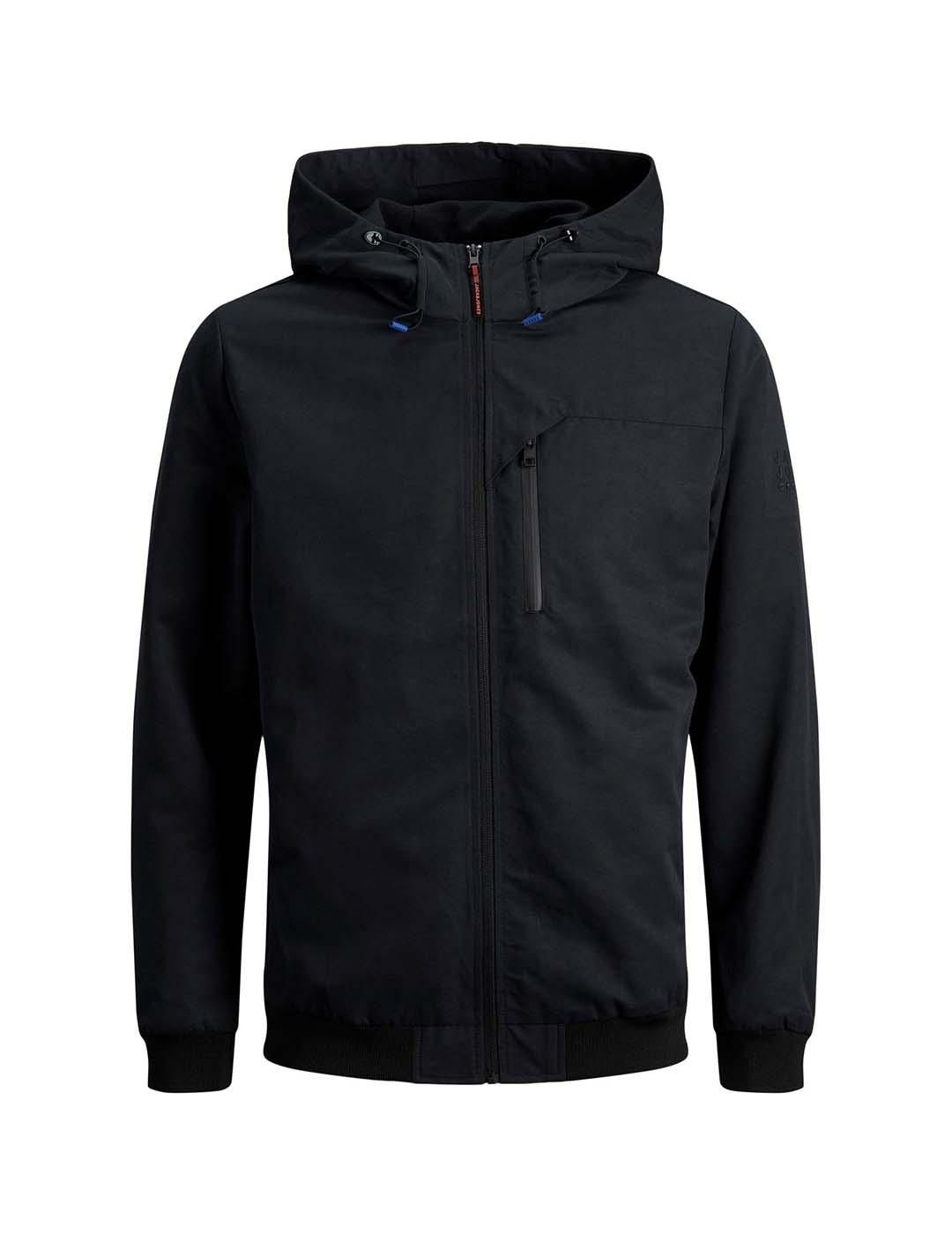 Cazadora Jack and Jones JCoalu Negro - Bicos de Fío