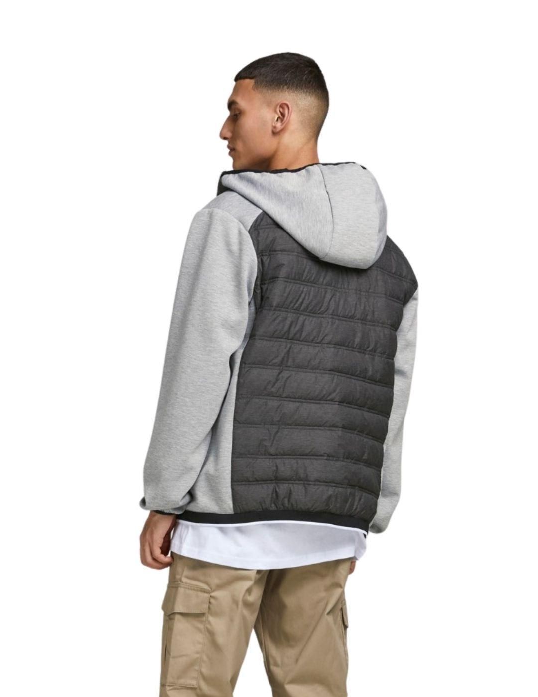 Chaqueta híbrida Jack and Jones Jcotoby Gris - Bicos de Fío