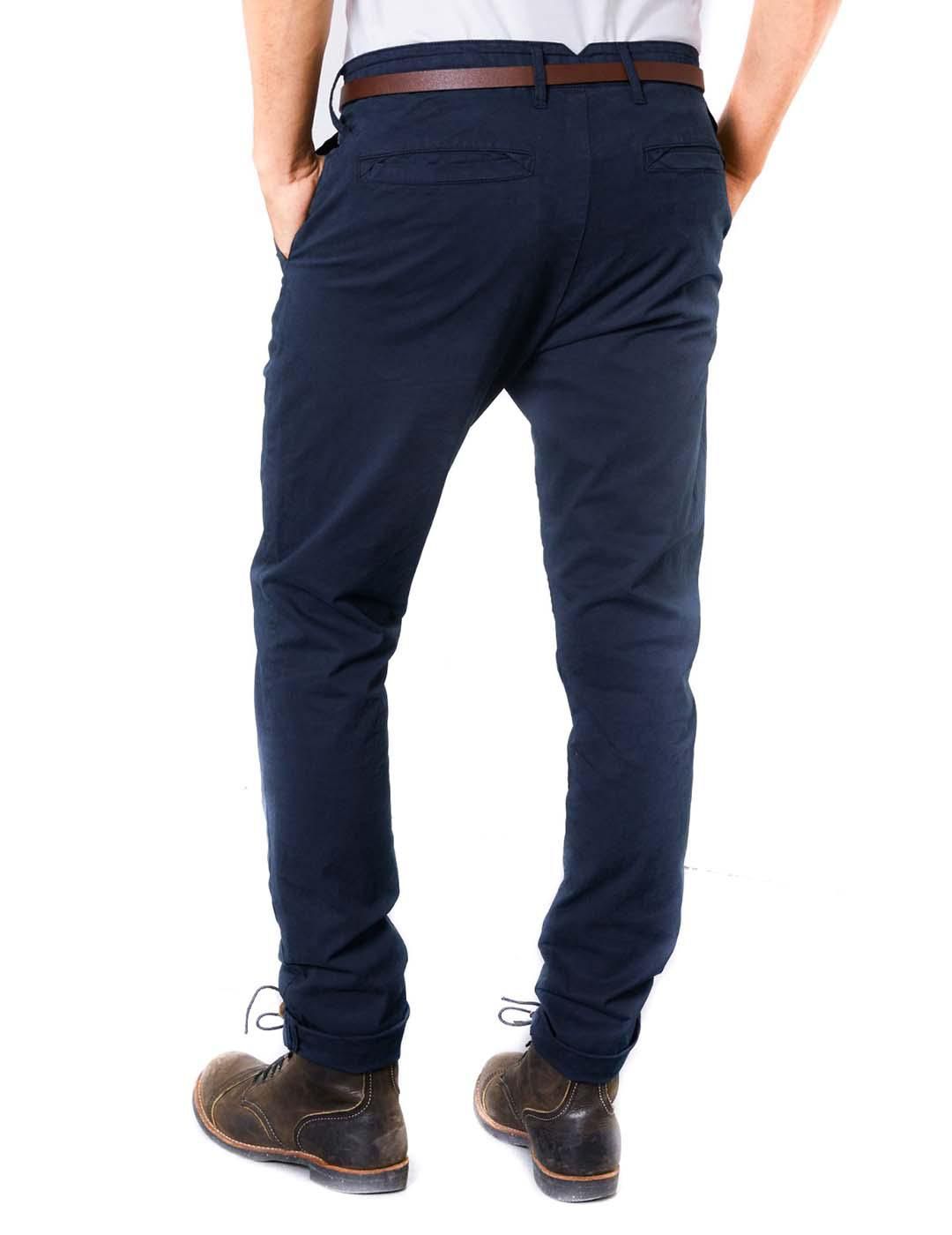 Chino PETROL Basics Azul Marino - Bicos de Fío