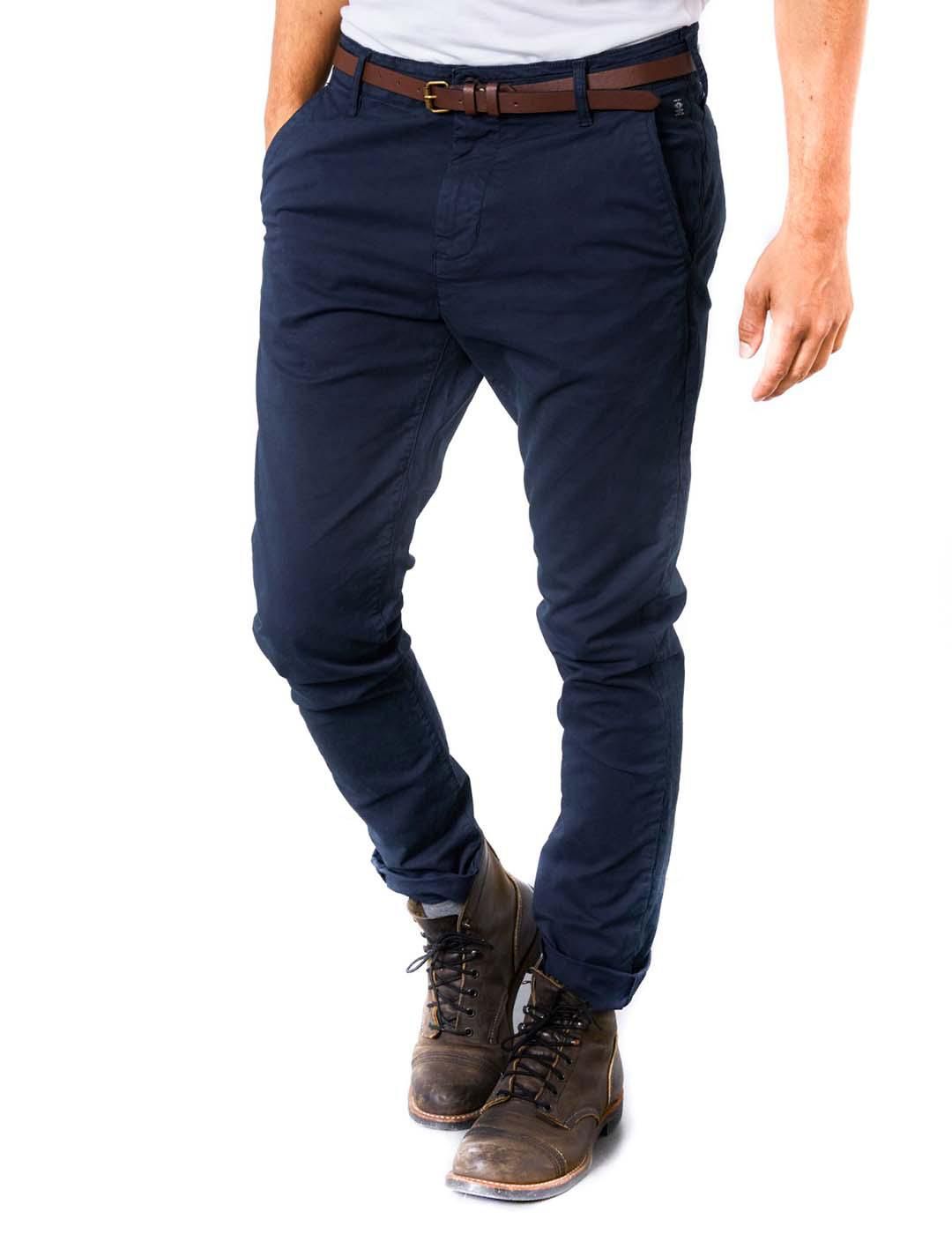 Chino PETROL Basics Azul Marino - Bicos de Fío