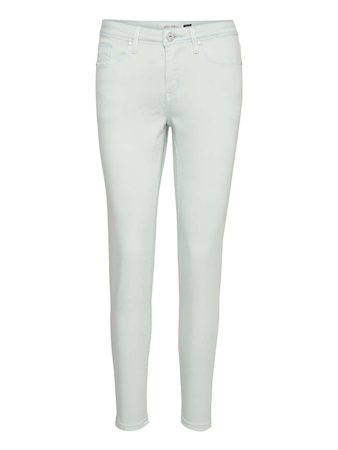 Jeans BLENDSHE Bright Crazy Crop Agua - Bicos de Fío