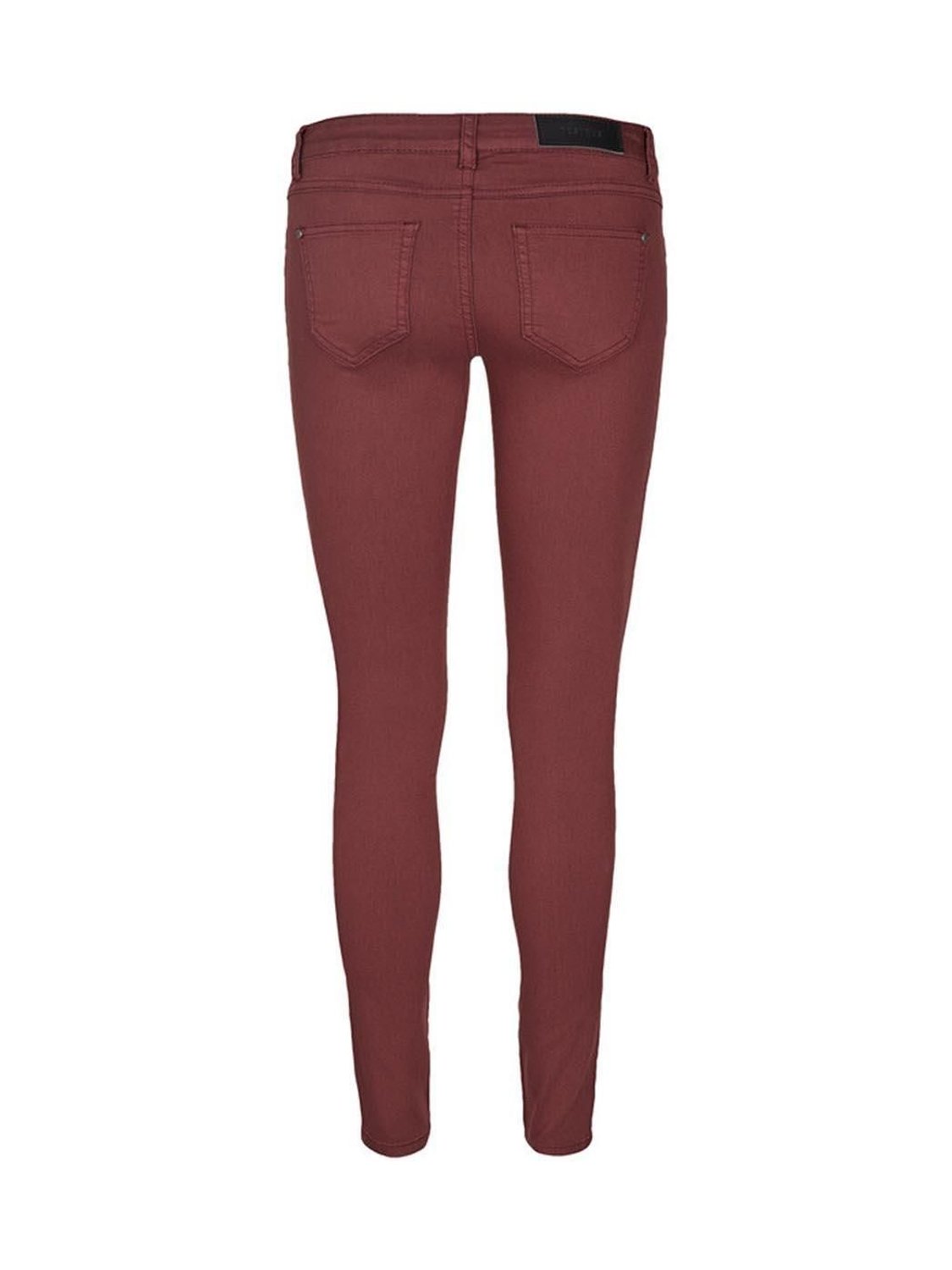 Jeans DESIRES Lola Colour Granate - Bicos de Fío