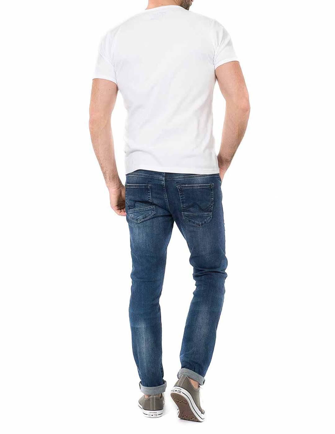 Jeans PETROL Supreme Stretch Cloud Sky - Bicos de Fío