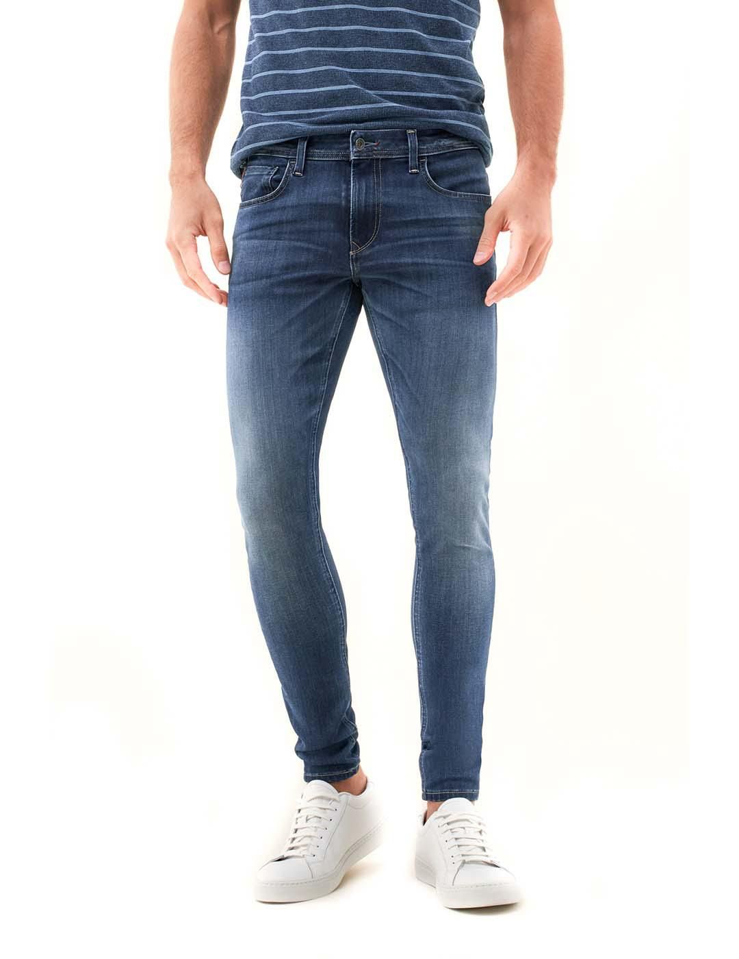 Jeans SALSA Kurt Super Skinny Premium Wash 123204 - Bicos de Fío