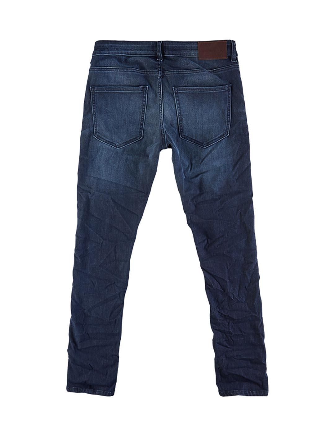 Jeans SOLID Dexter Stretch Azul Oscuro - Bicos de Fío
