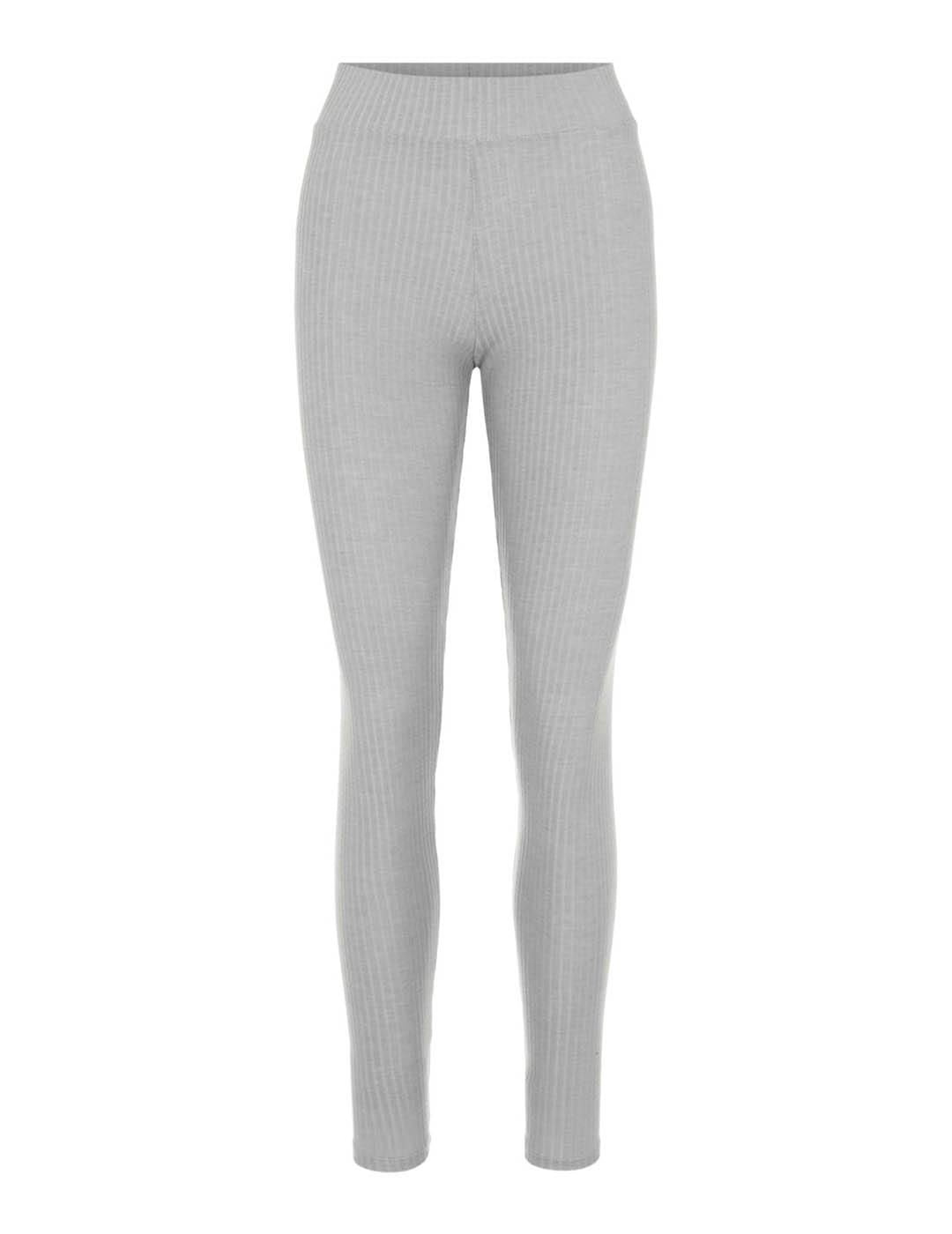 Legging Pieces PCRibbi Gris - Bicos de Fío