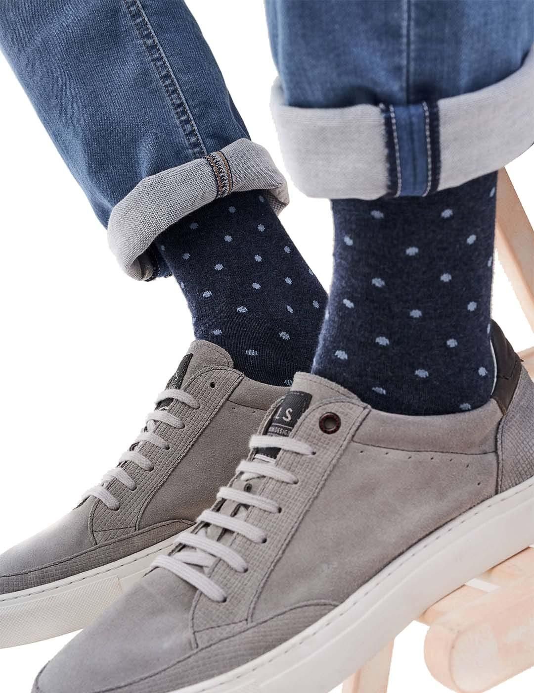 Pack de 2 calcetines Salsa Jeans Azul y Gris - Bicos de Fío