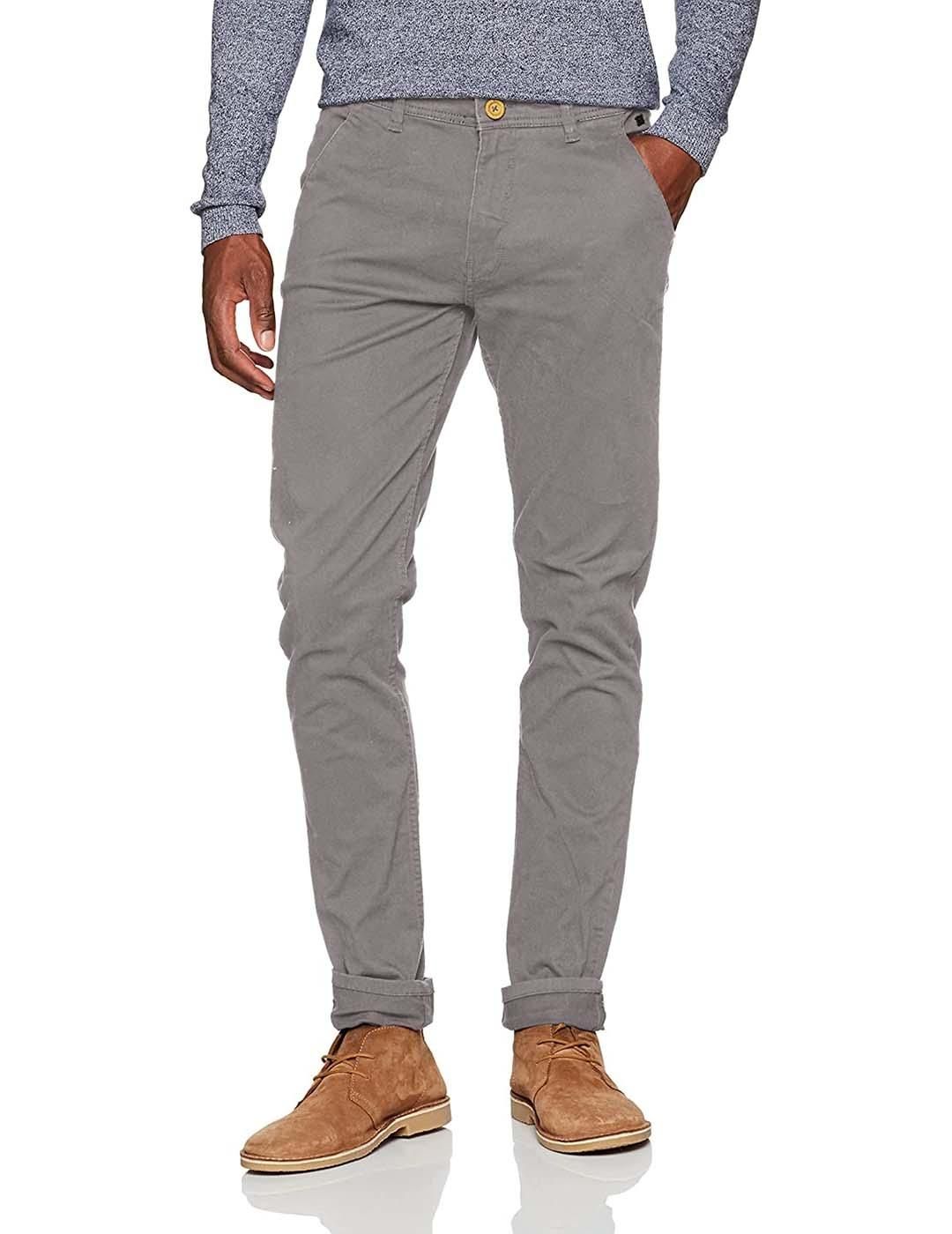 Pantalón Chino Blend Gris - Bicos de Fío