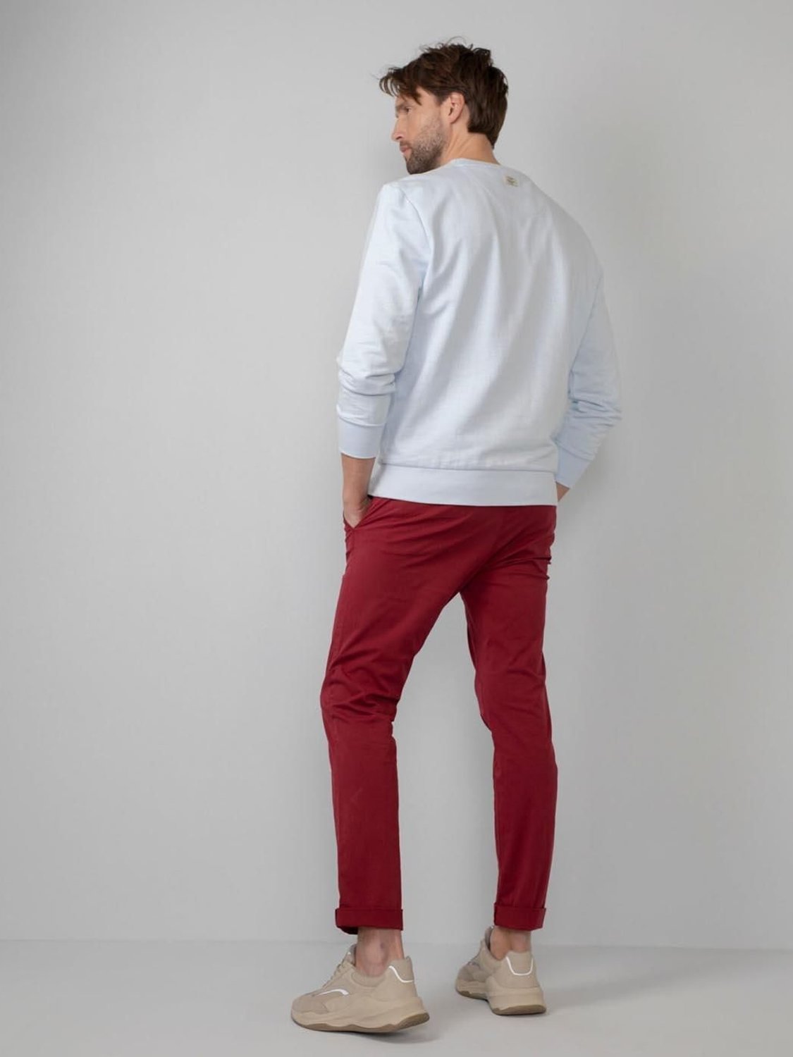 Pantalón chino Petrol Industries Rojo - Bicos de Fío