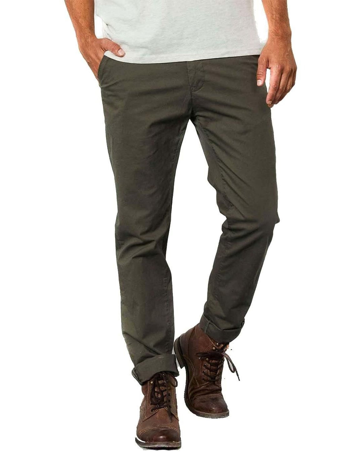 Pantalón chino Petrol Industries Verde - Bicos de Fío