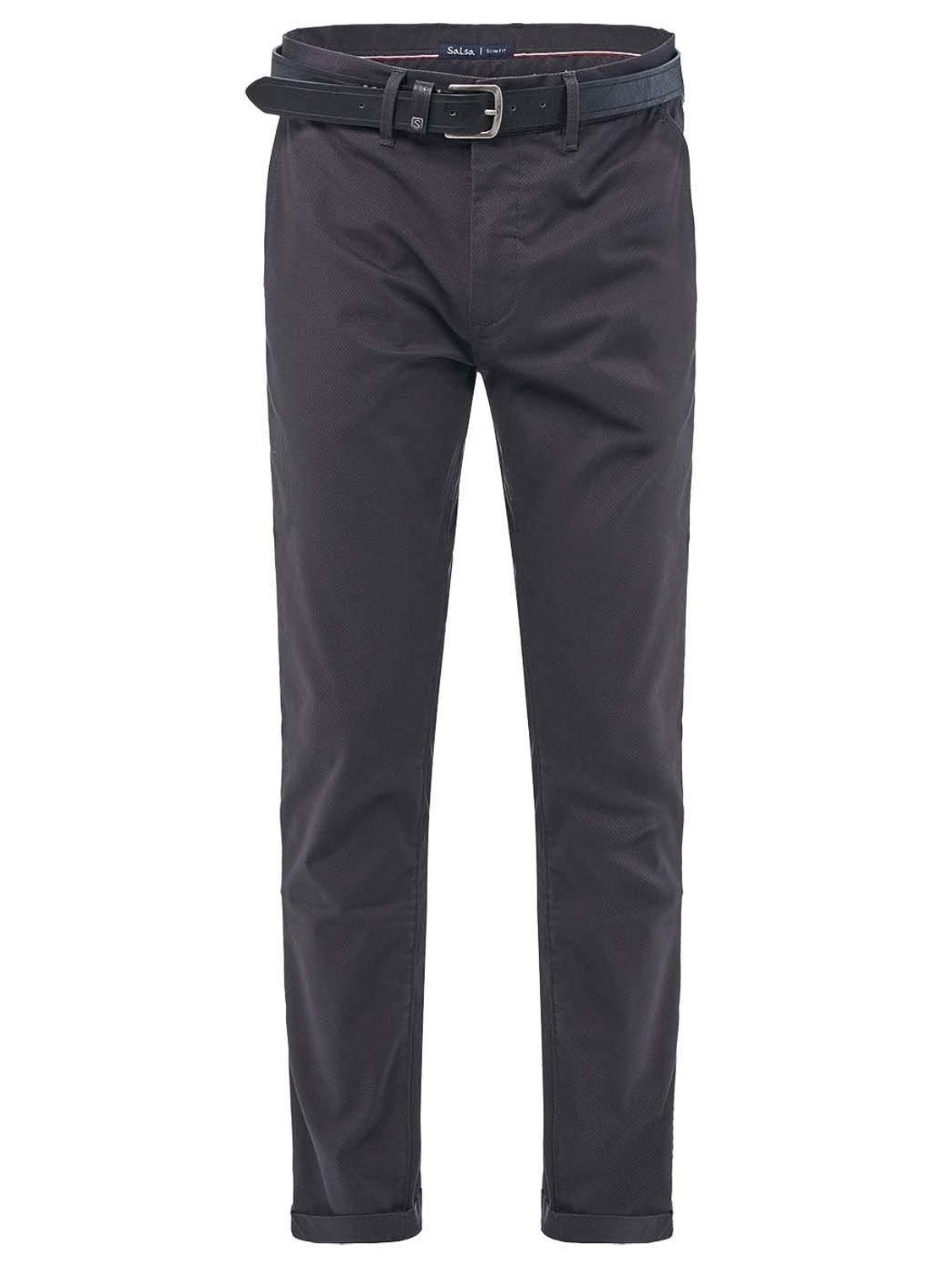 Pantalón chino Salsa Jeans Andy Slim Negro - Bicos de Fío
