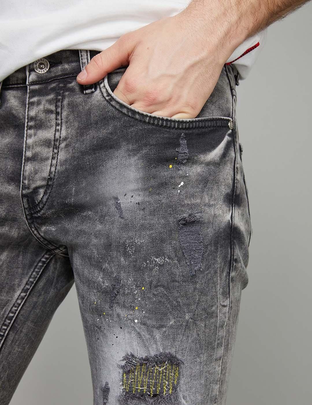 Pantalón corto Redskins Sinclair Graph Gris - Bicos de Fío