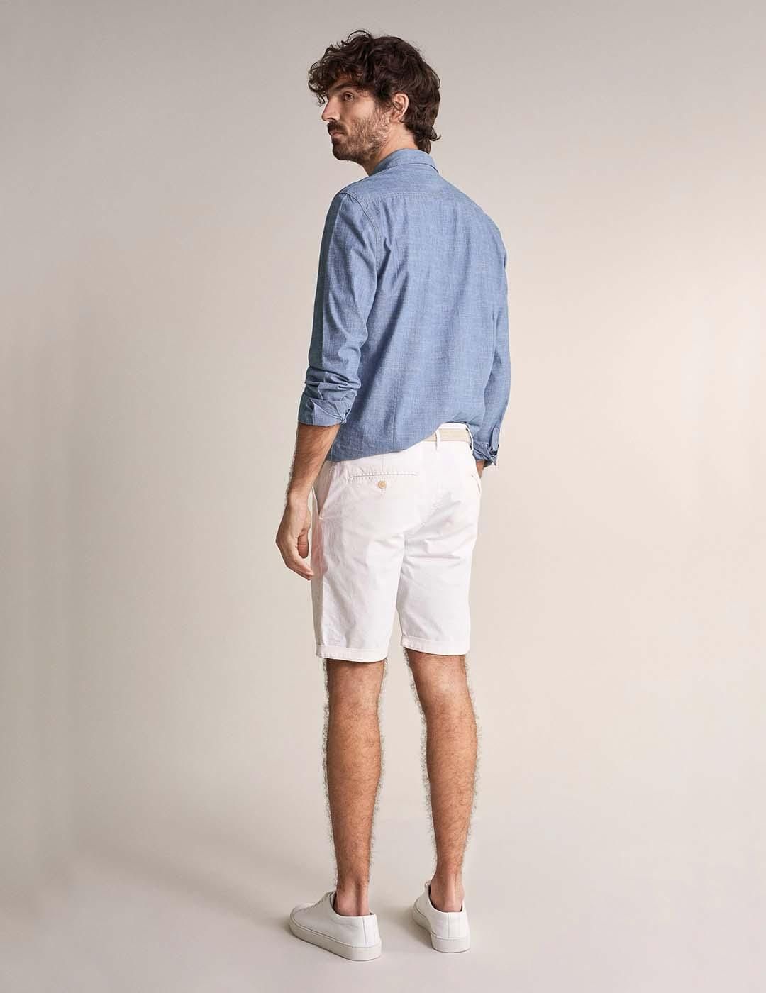 Pantalón corto Salsa Jeans Blanco - Bicos de Fío