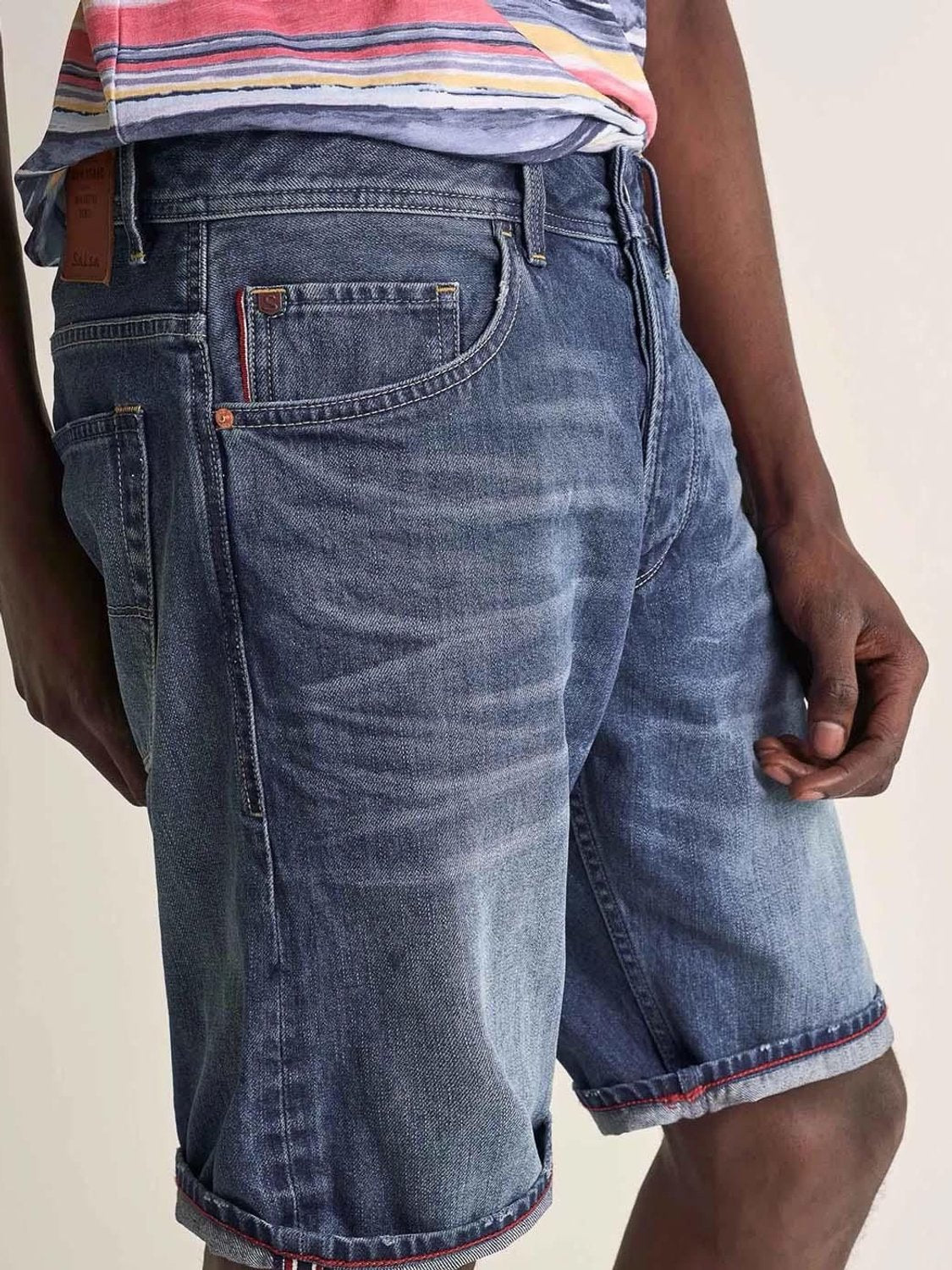 Pantalón corto Salsa Jeans Loose Denim - Bicos de Fío